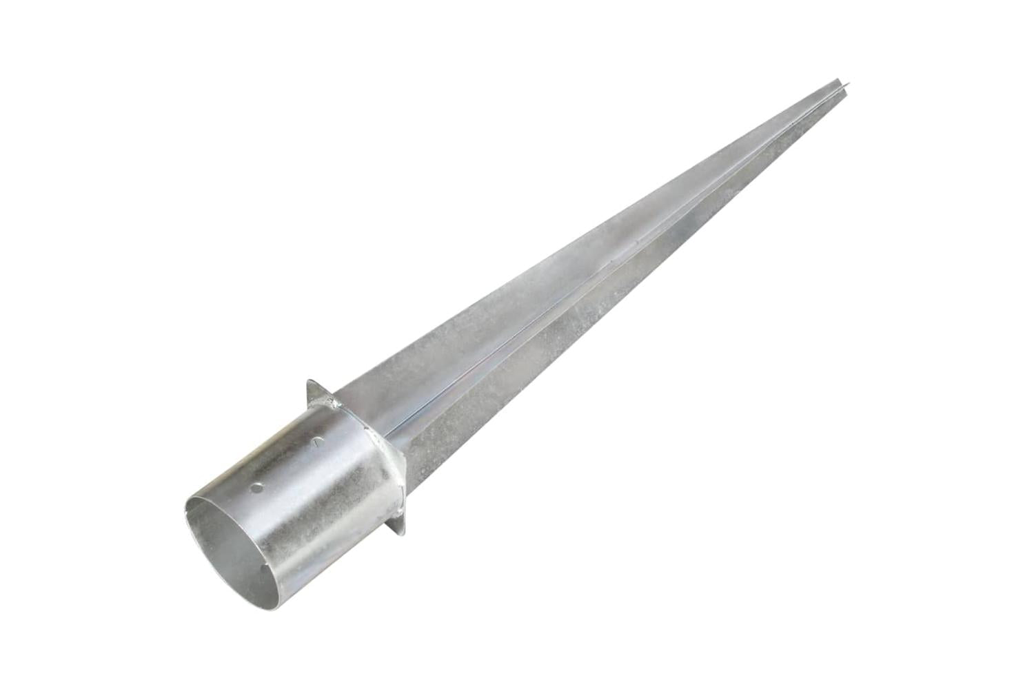 vidaXL 145434 Ground Spikes 6 Pcs Silver 12x91cm Galvanised Steel-3