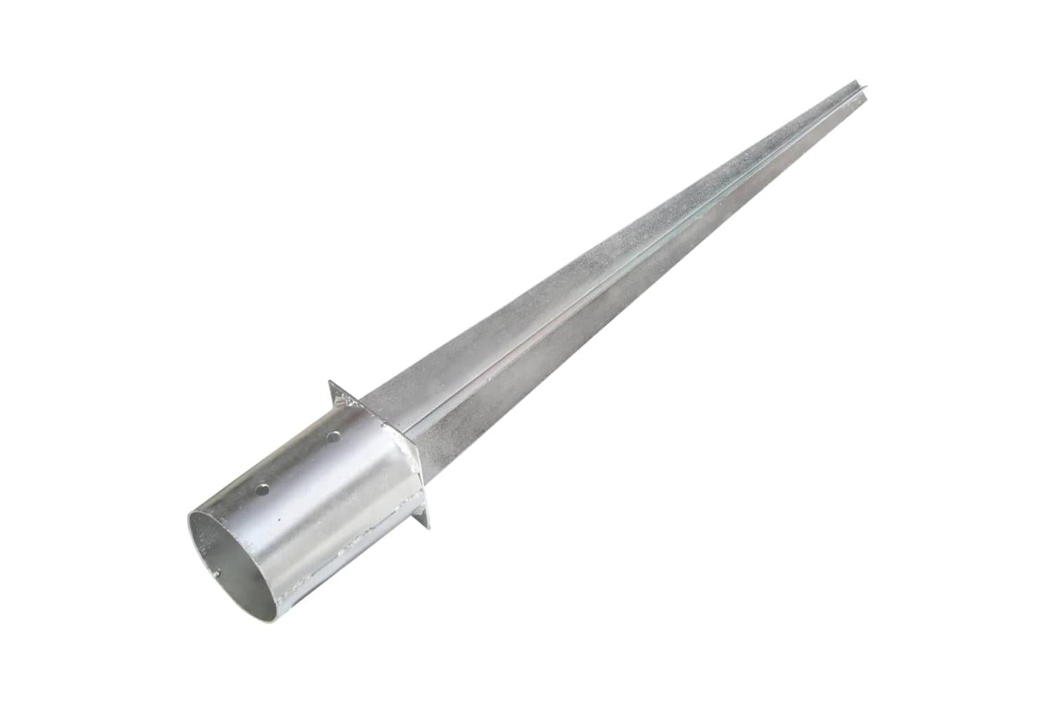 vidaXL 145432 Ground Spikes 6 Pcs Silver 10x76cm Galvanised Steel-3