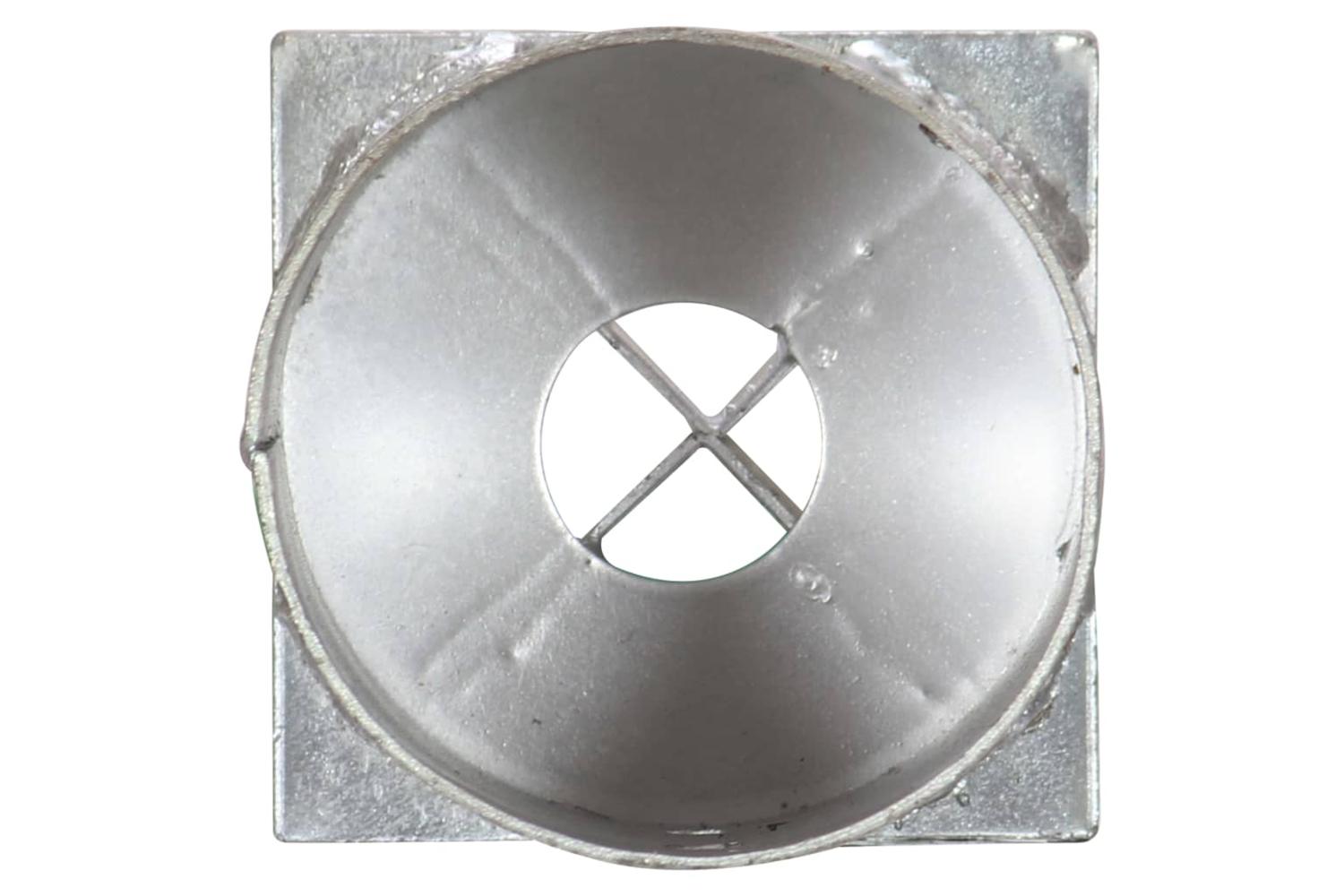 vidaXL 145432 Ground Spikes 6 Pcs Silver 10x76cm Galvanised Steel-5