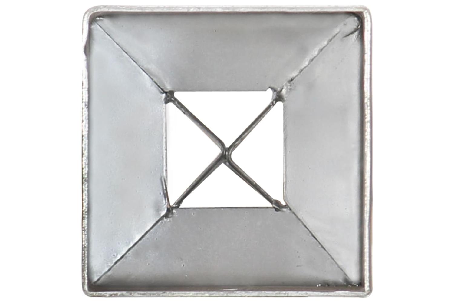 vidaXL 145406 Ground Spikes 12 Pcs Silver 7x7x90cm Galvanised Steel-5