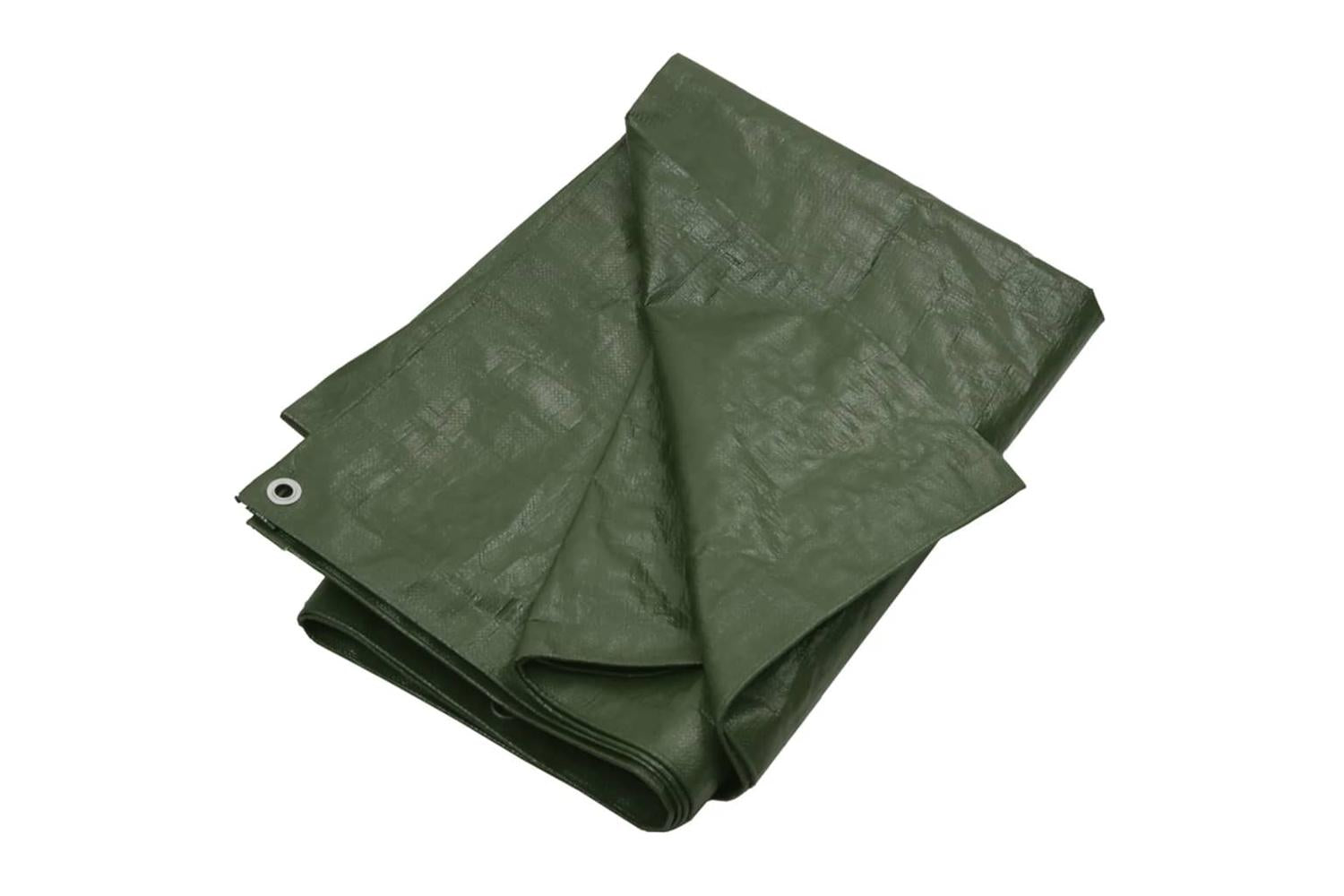 Vidaxl 151544 Tarpaulin 180 G/mâ² 8x12 M Green Hdpe-2