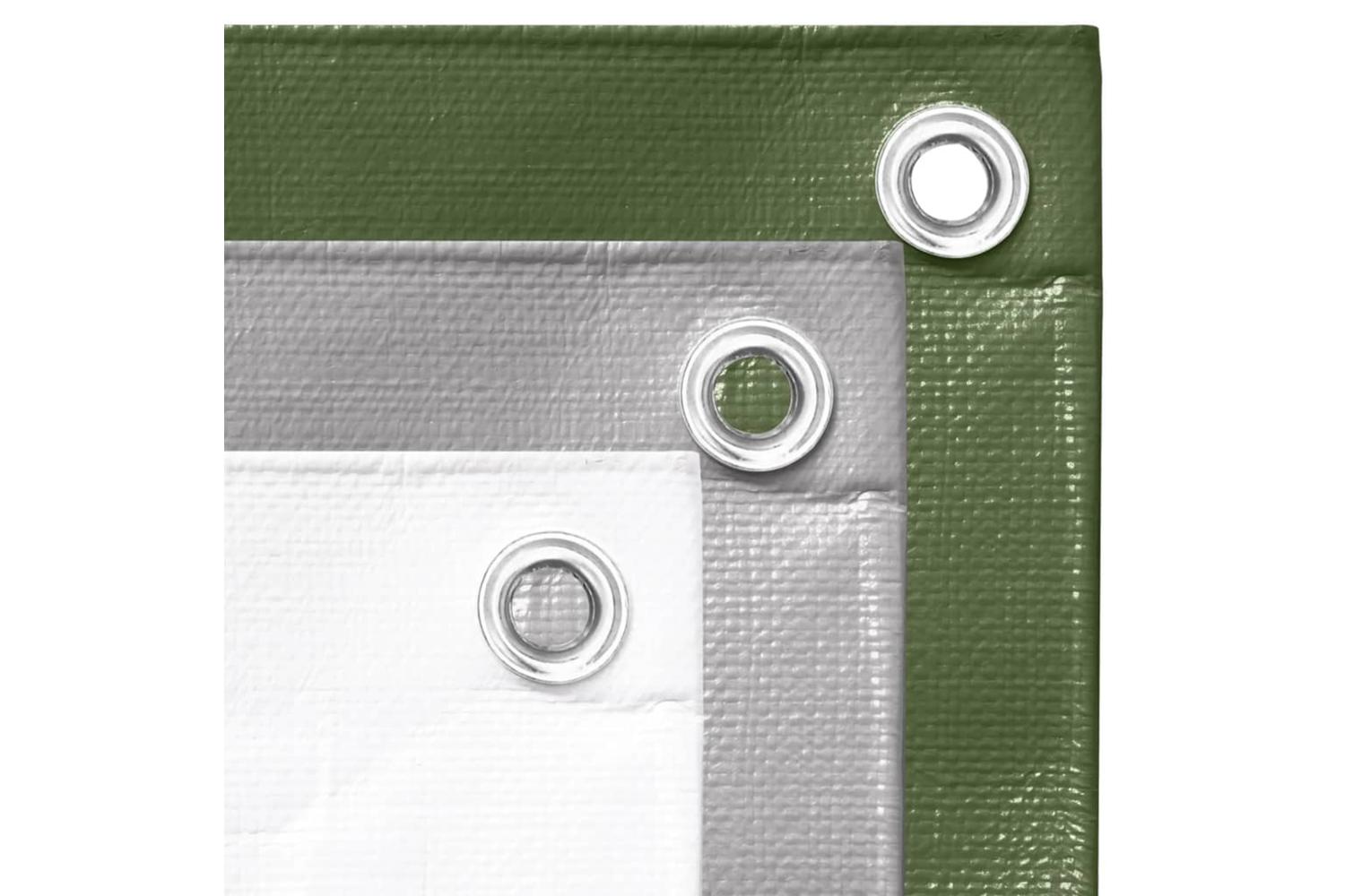 Vidaxl 151541 Tarpaulin 180 G/mâ² 6x12 M Green Hdpe-5