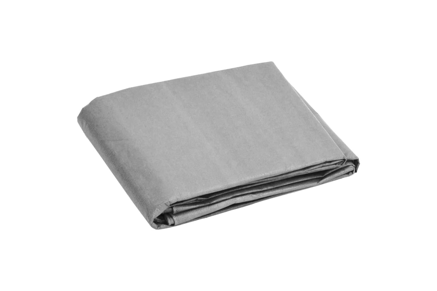 Vidaxl 151489 Tarpaulin 180 G/mâ² 4x8 M Grey Hdpe-3