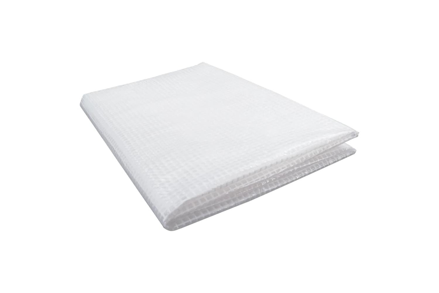 Vidaxl 151623 Leno Tarpaulin 140 G/mâ² 8x10 M White-3