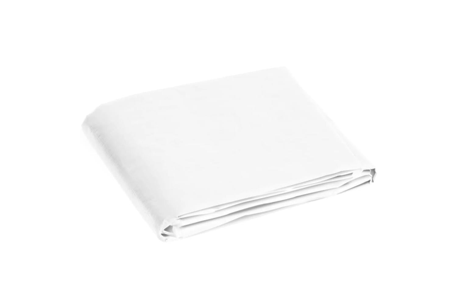 Vidaxl 151587 Tarpaulin 180 G/mâ² 6x8 M White Hdpe-3