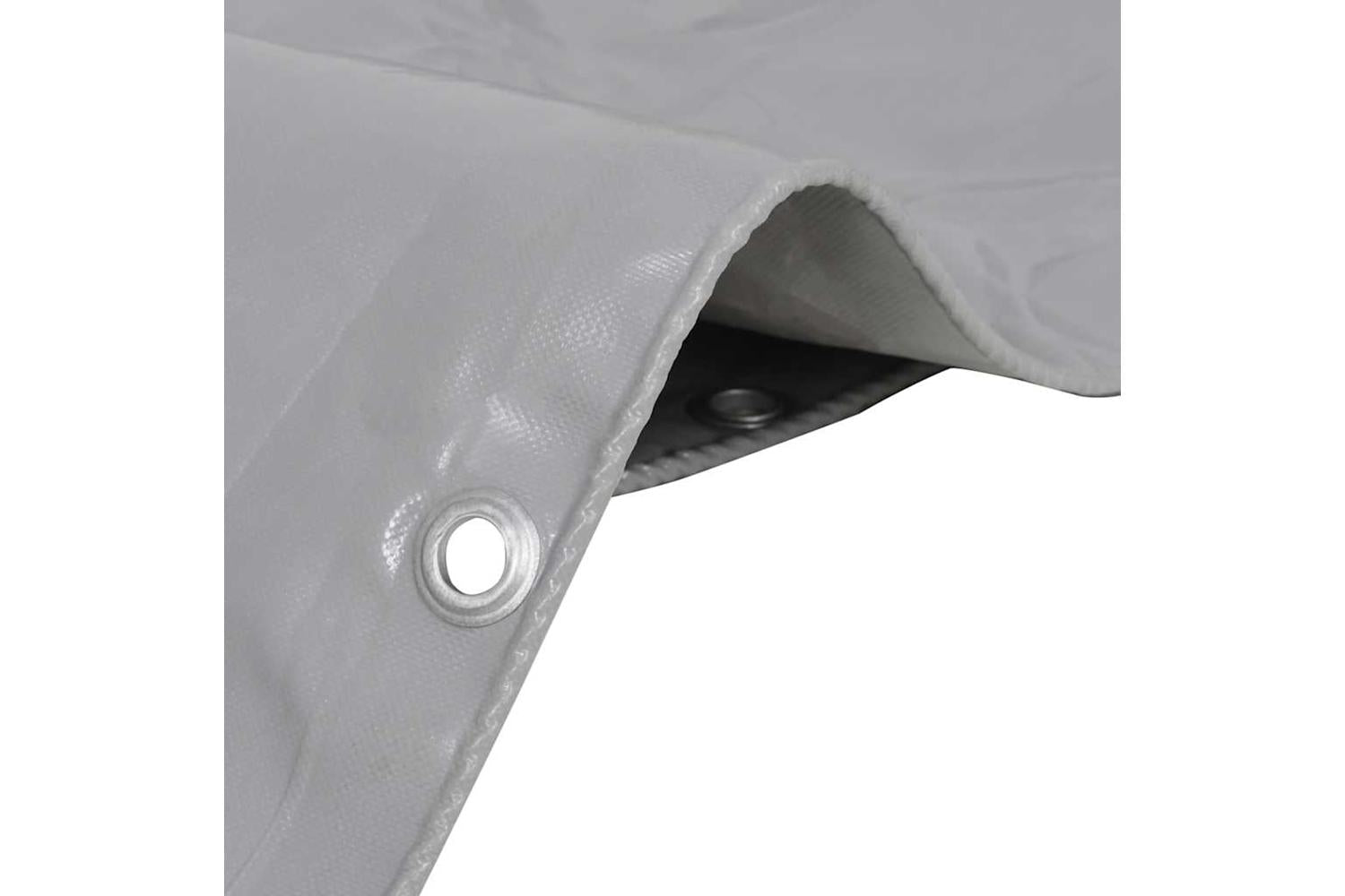 Vidaxl Tarpaulin 650 G/mÂ² 4x5 M Grey-2