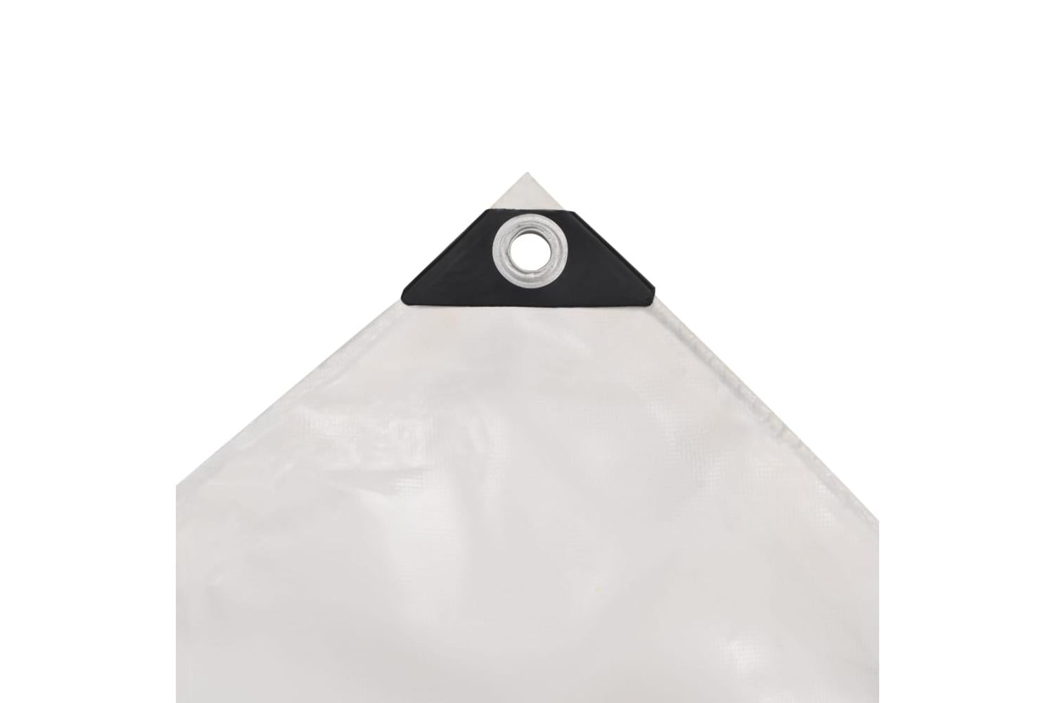 Vidaxl Tarpaulin 650 G/mÂ² 6x8 M White-3