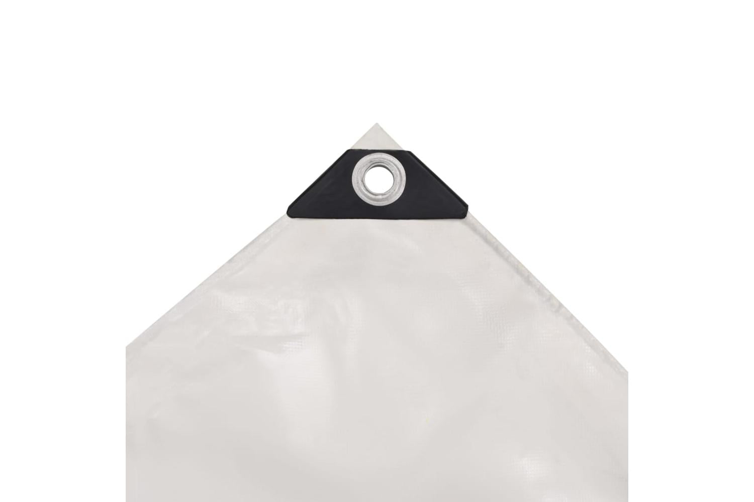 Vidaxl Tarpaulin 650 G/mÂ² 4x8 M White-4