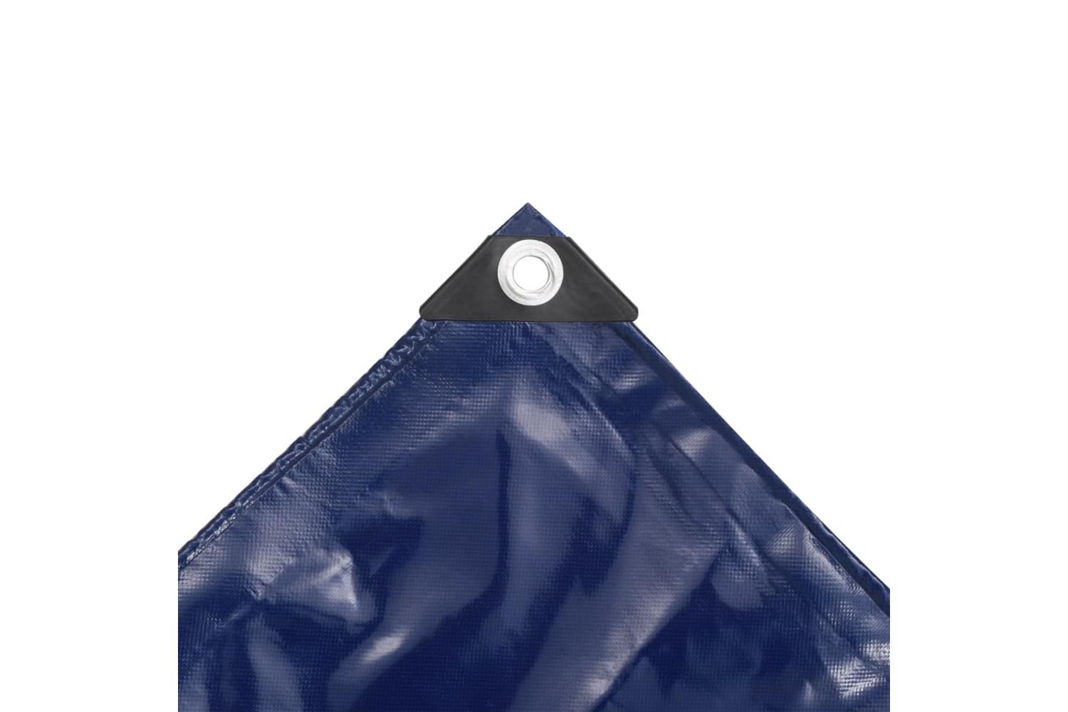 VidaXL Tarpaulin 650 G/mÂ² 4x4 M Blue-4