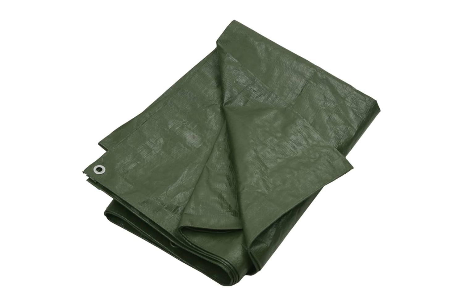 Vidaxl 151539 Tarpaulin 180 G/mâ² 6x8 M Green Hdpe-2
