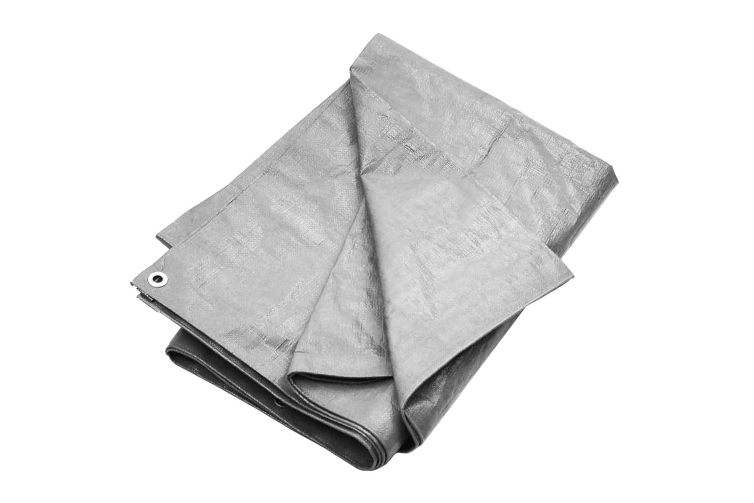 Vidaxl 151494 Tarpaulin 180 G/mâ² 8x8 M Grey Hdpe-2