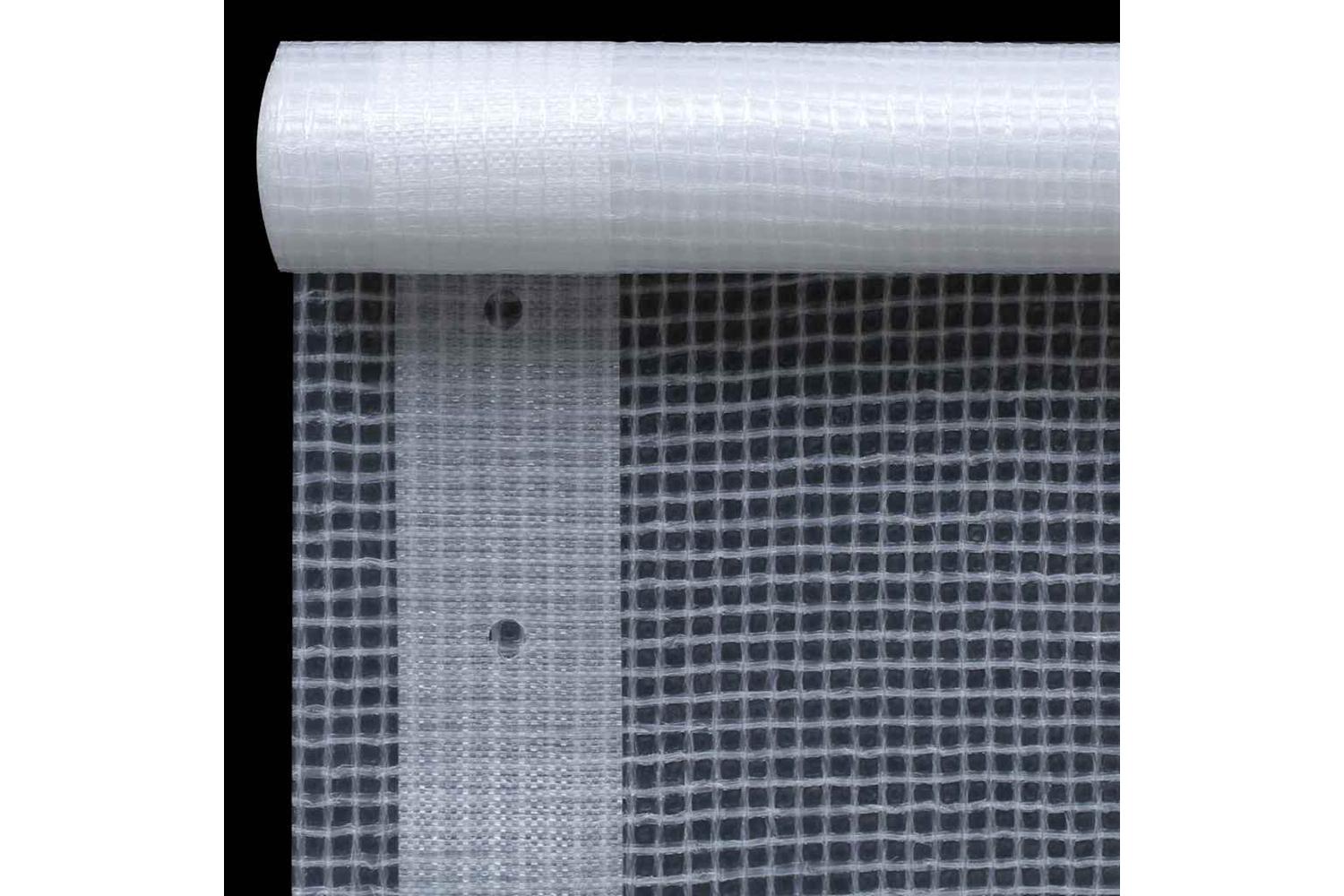 Vidaxl 3082832 Leno Tarpaulins 2 Pcs 260 G/mâ² 4x10 M White-3