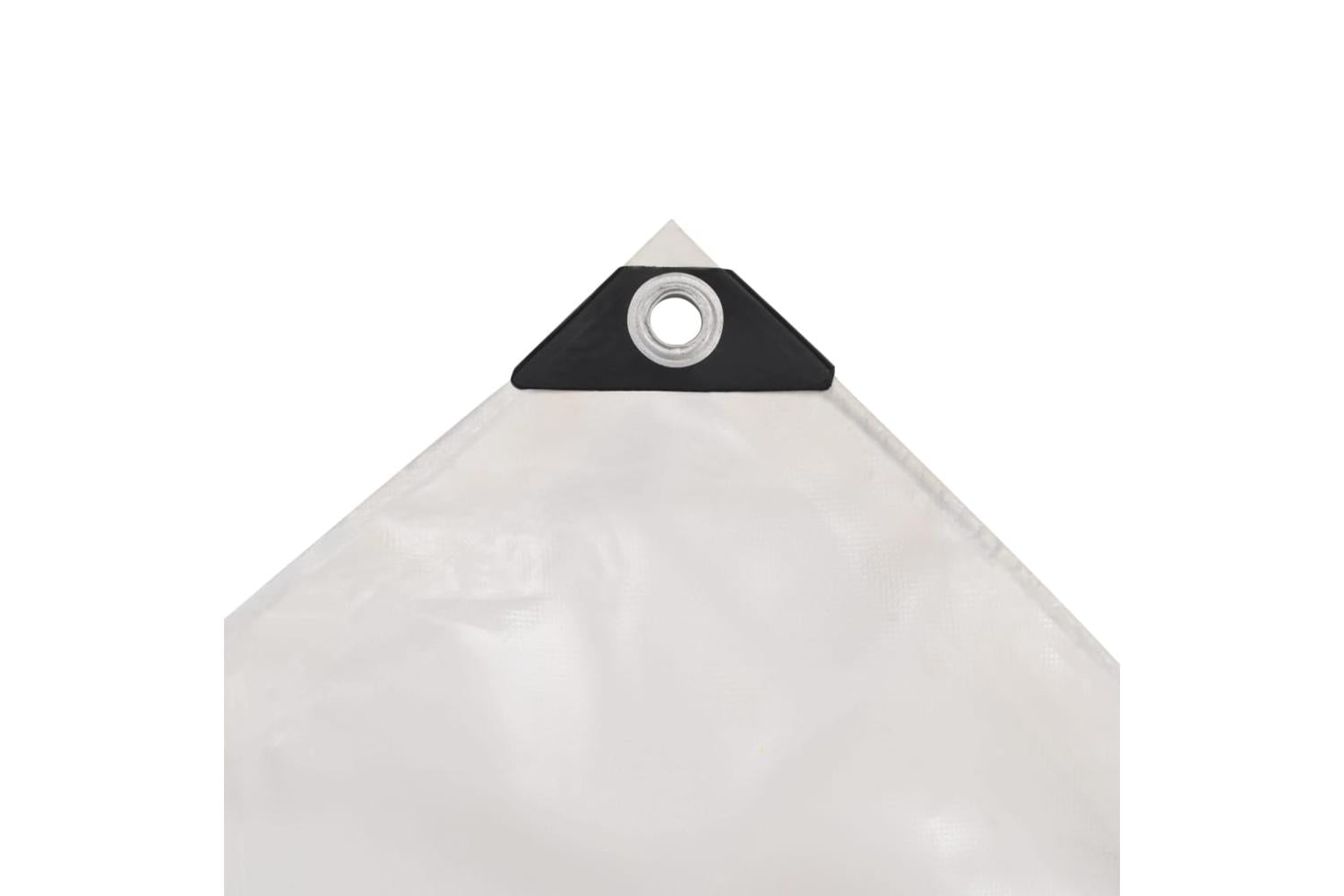 Vidaxl Tarpaulin 650 G/mÂ² 4x5 M White-4