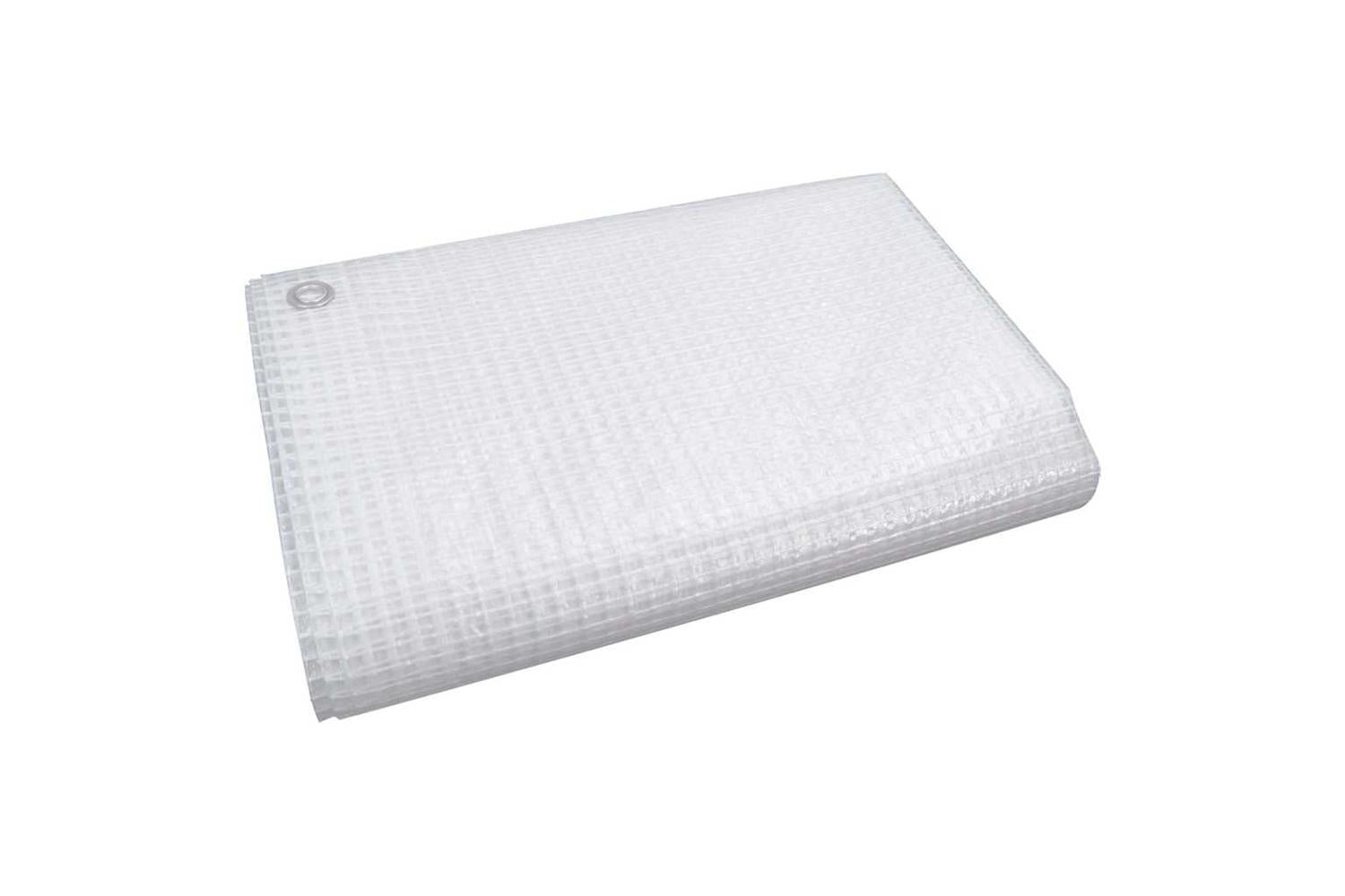 Vidaxl 151619 Leno Tarpaulin 140 G/mâ² 6x8 M White-4
