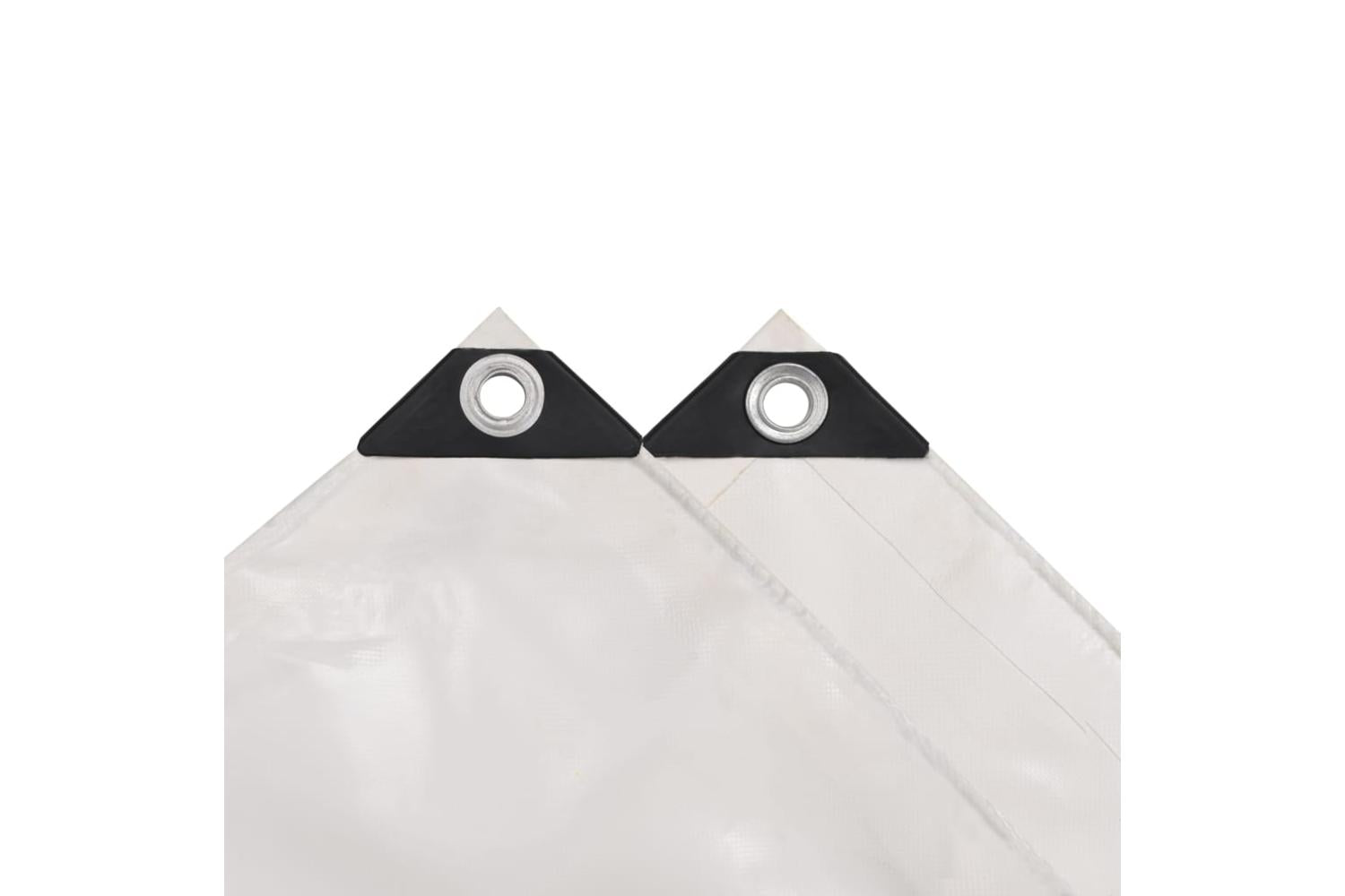 Vidaxl Tarpaulin 650 G/mÂ² 3x3 M White-3