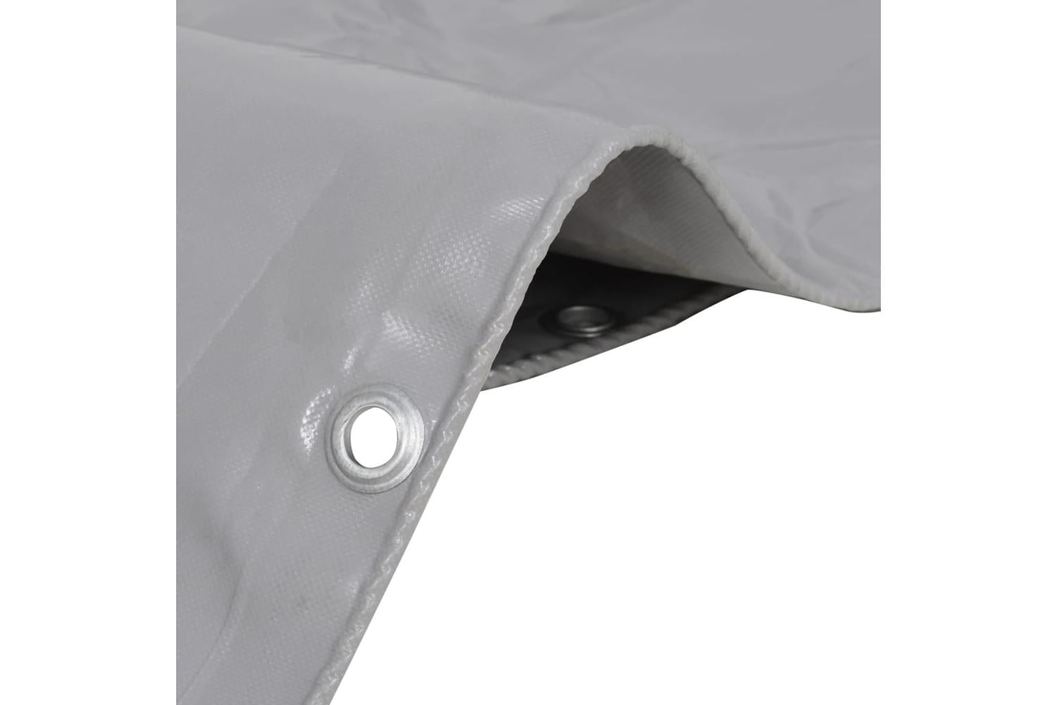 Vidaxl Tarpaulin 650 G/mÂ² 3x4 M Grey-2
