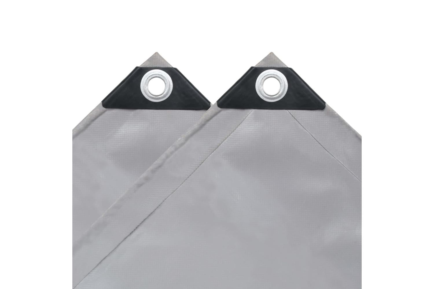 Vidaxl Tarpaulin 650 G/mÂ² 2x3 M Grey-3