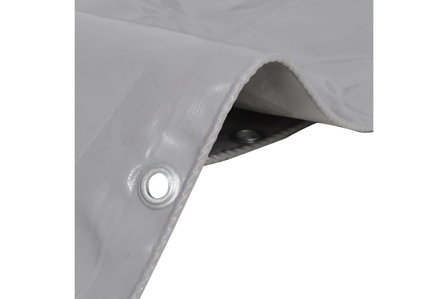 Vidaxl Tarpaulin 650 G/mÂ² 2.5x3.5 M Grey-2