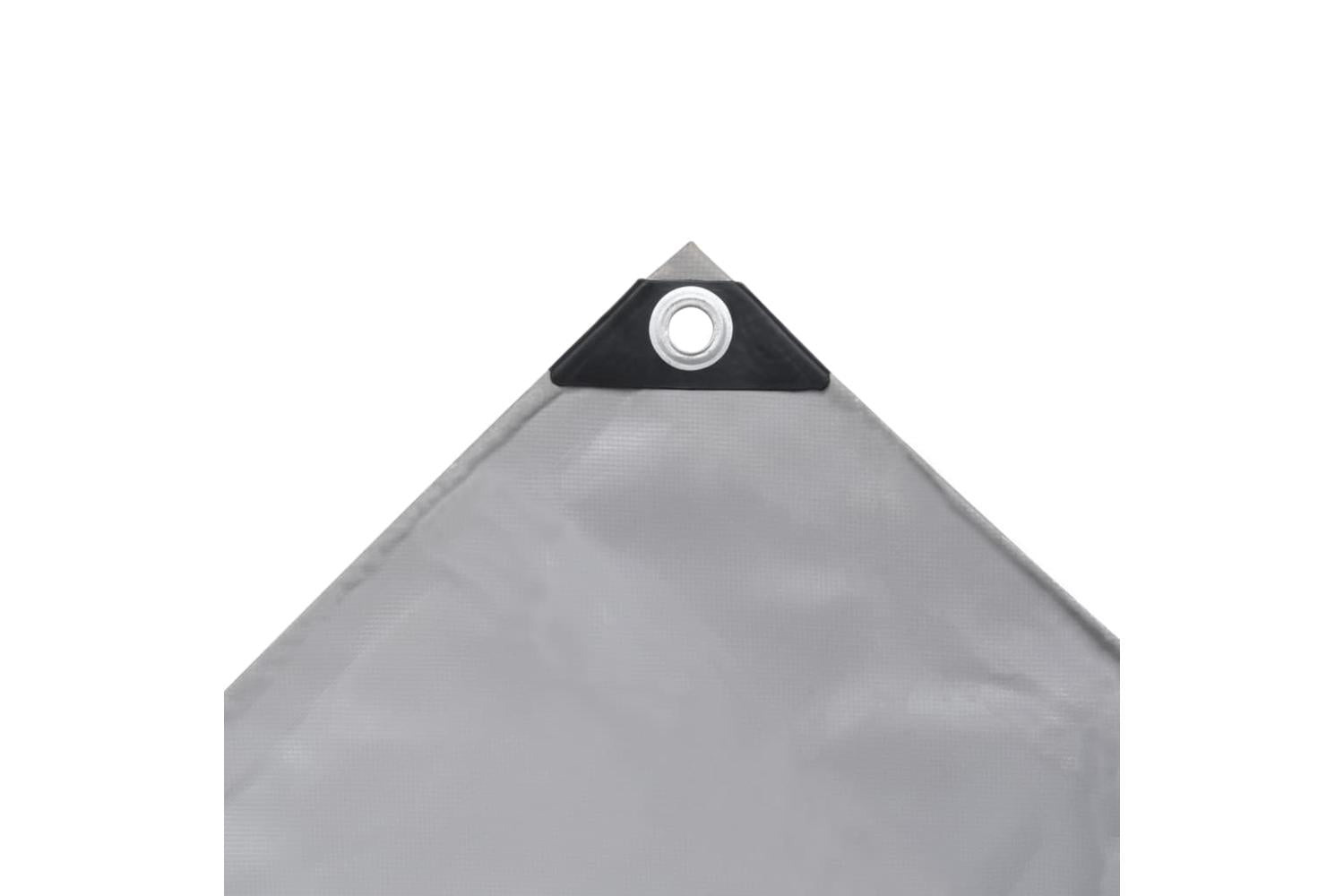 Vidaxl Tarpaulin 650 G/mÂ² 4x7 M Grey-3