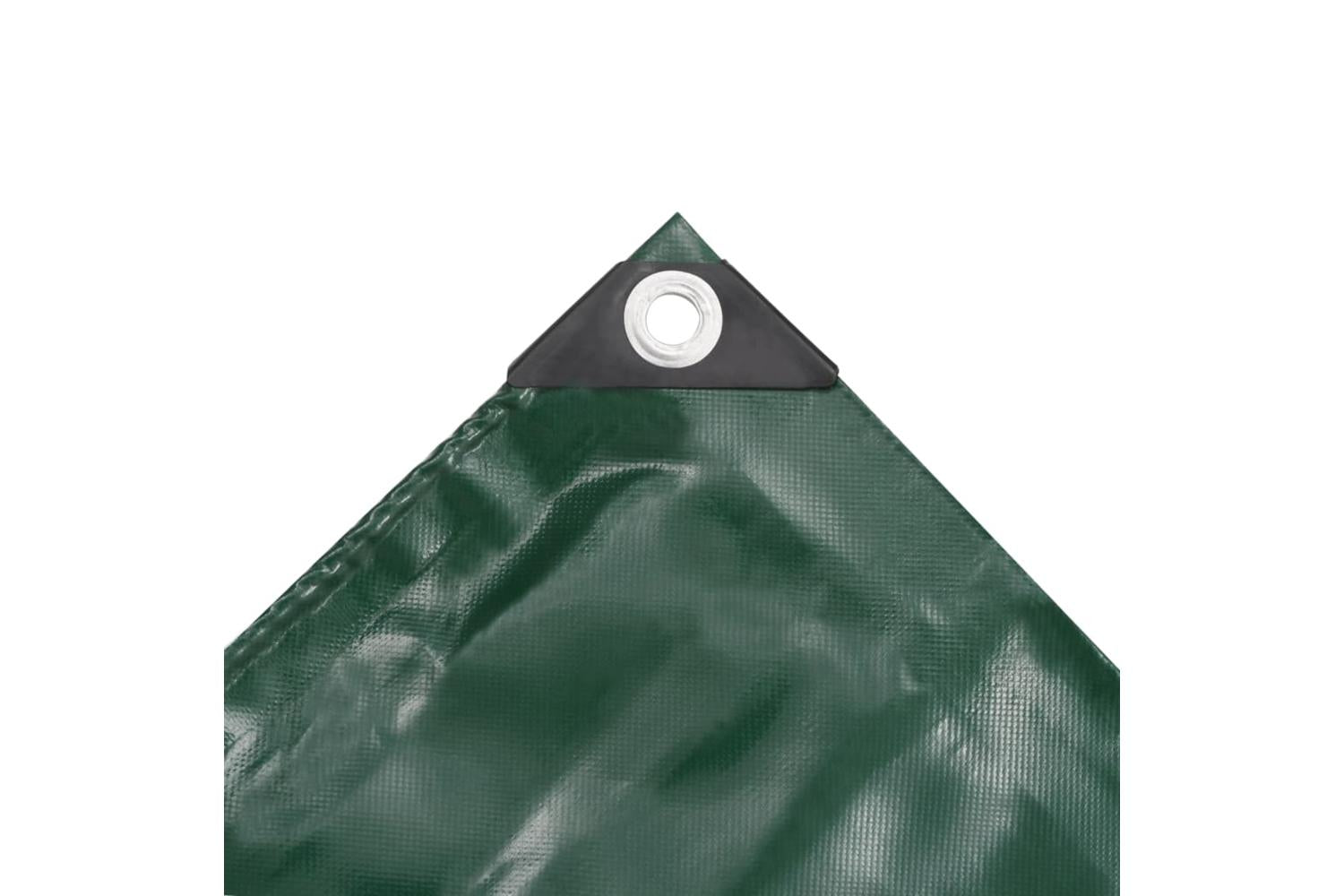 Vidaxl Tarpaulin 650 G/mÂ² 4x4 M Green-3