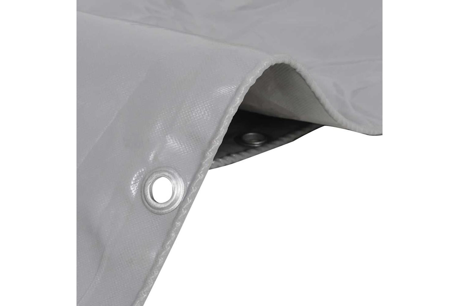 VidaXL Tarpaulin 650 G/mÂ² 1.5x6 M Grey-2