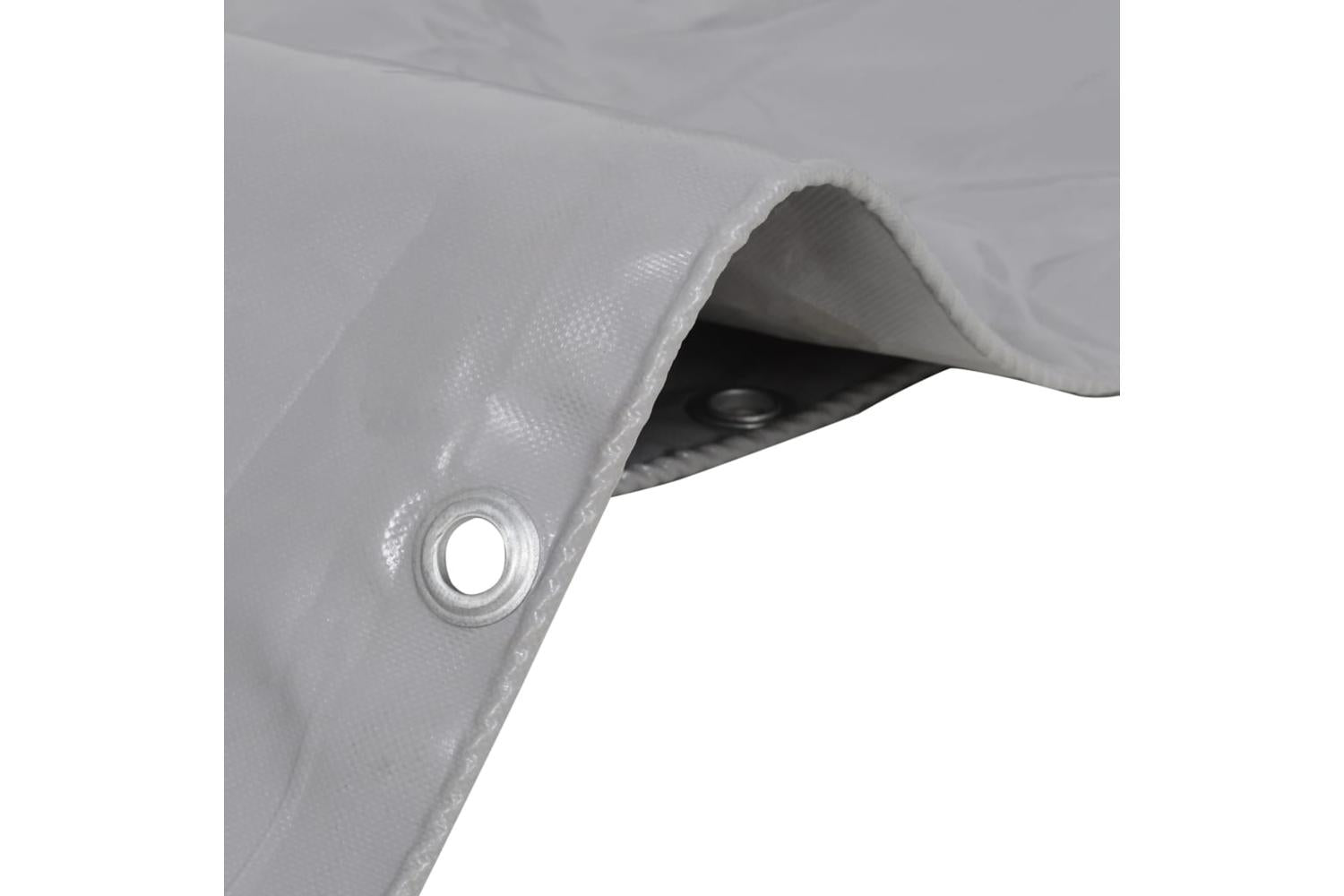 Vidaxl Tarpaulin 650 G/mÂ² 3x5 M Grey-2