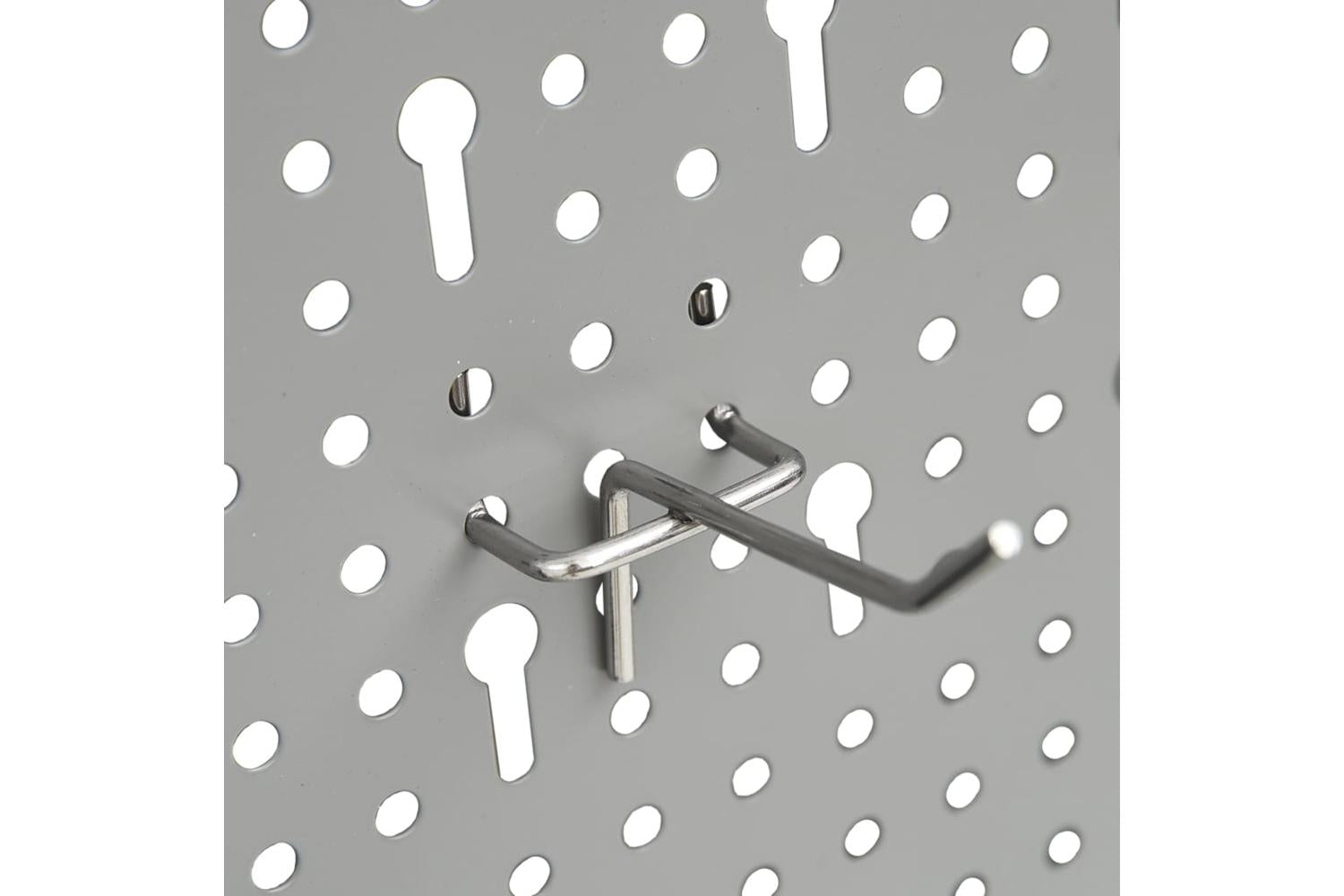 vidaXL 145351 Wall-mounted Peg Boards 3 Pcs 40x58cm Steel-9