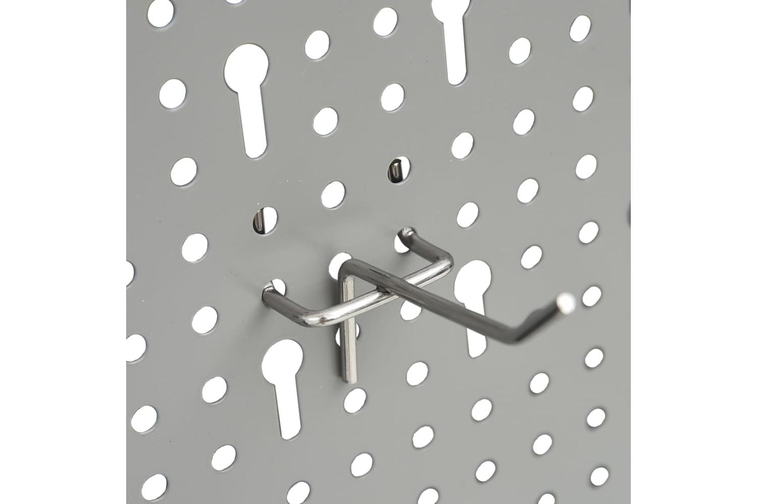 vidaXL 145352 Wall-mounted Peg Boards 4 Pcs 40x58cm Steel-8