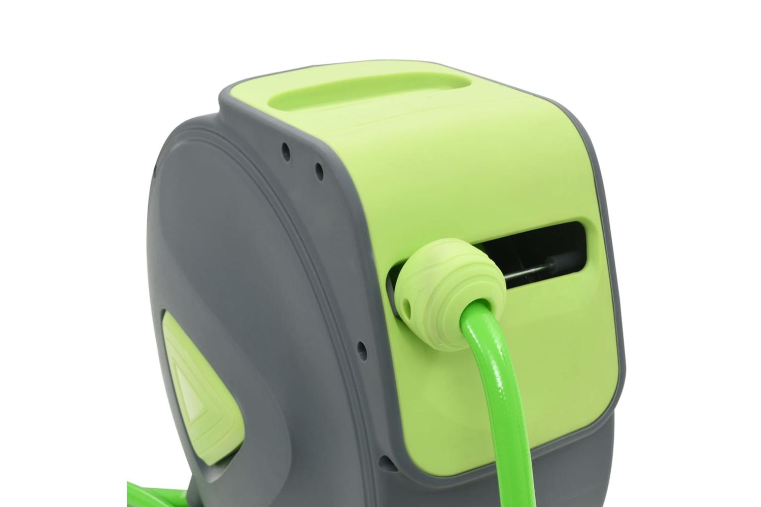 Vidaxl 143897 Automatic Retractable Water Hose Reel Wall Mounted 20+2 M-4
