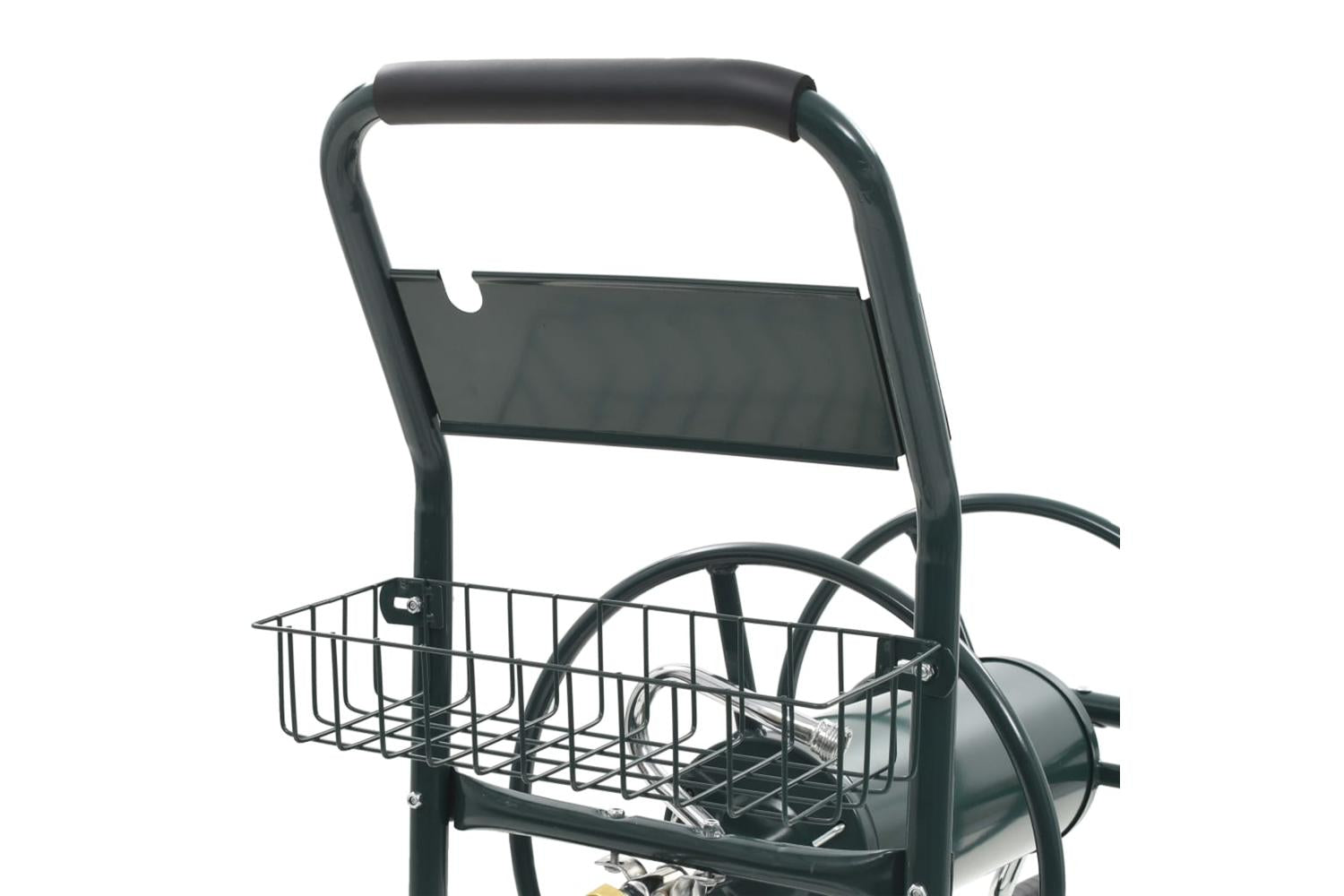Vidaxl 143777 Garden Hose Trolley With 1/2" Hose Connector 75 M Steel-4