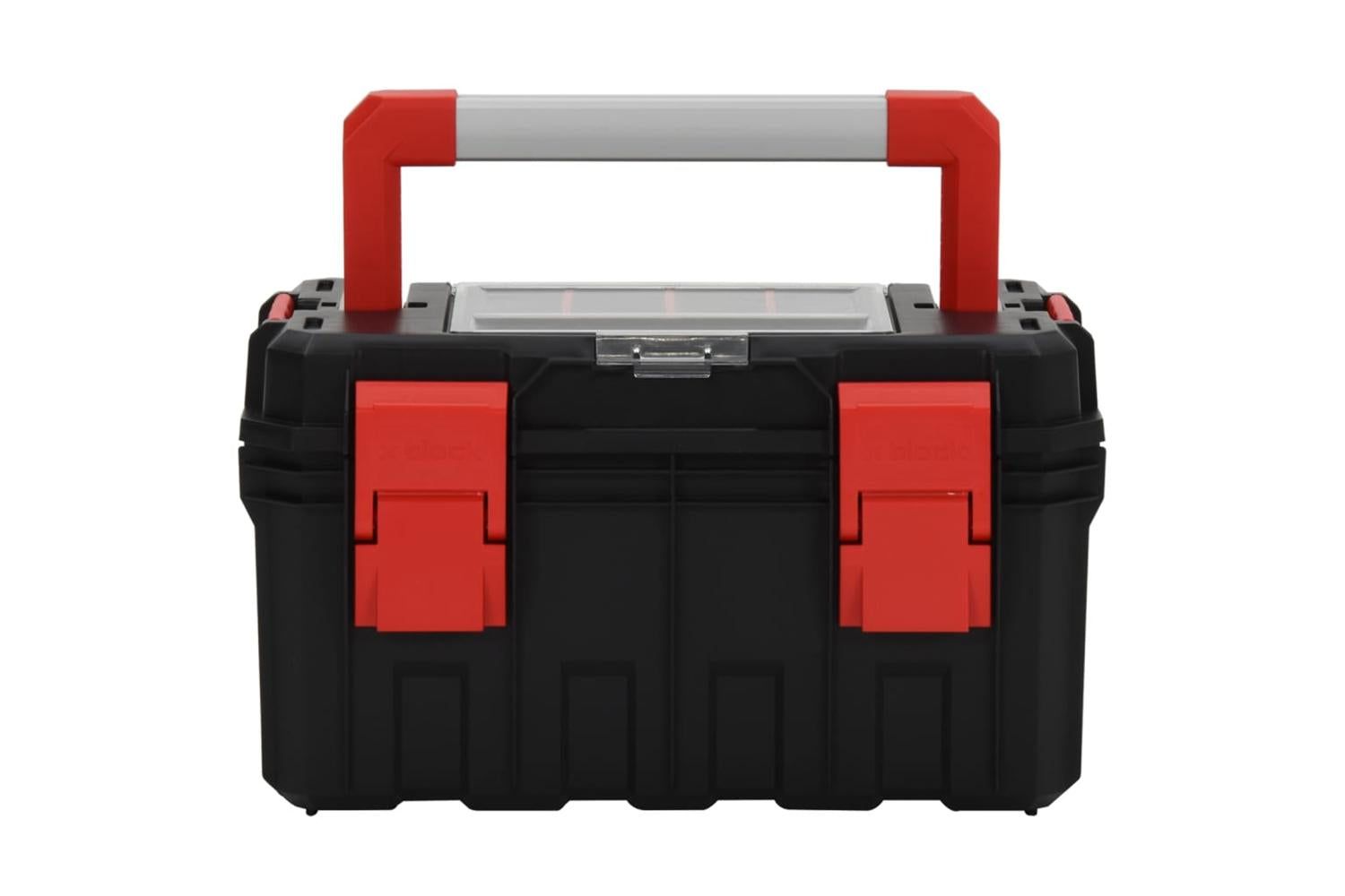 vidaXL 152099 Tool Box Black And Red 45x28x26.5cm-2