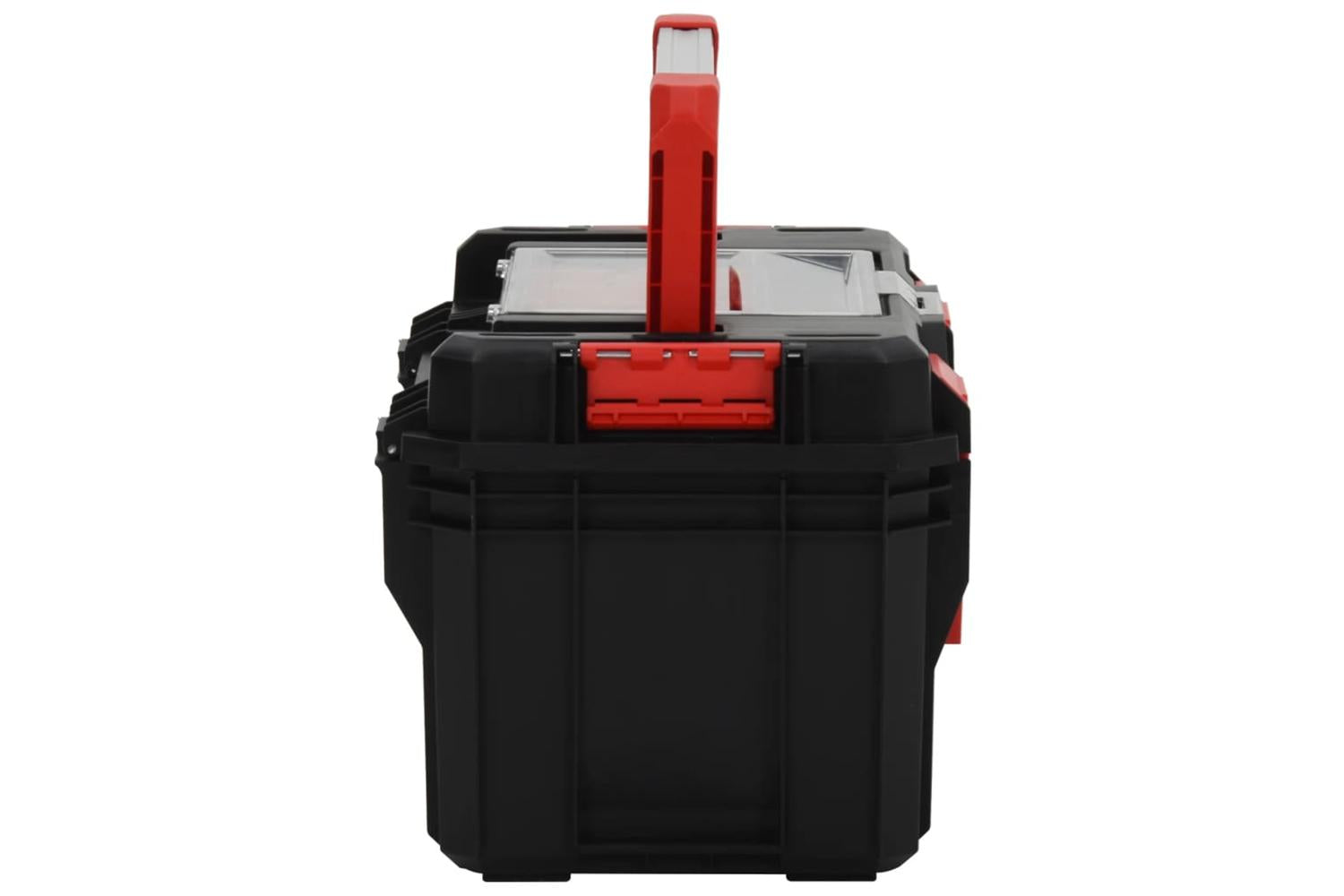 vidaXL 152099 Tool Box Black And Red 45x28x26.5cm-4