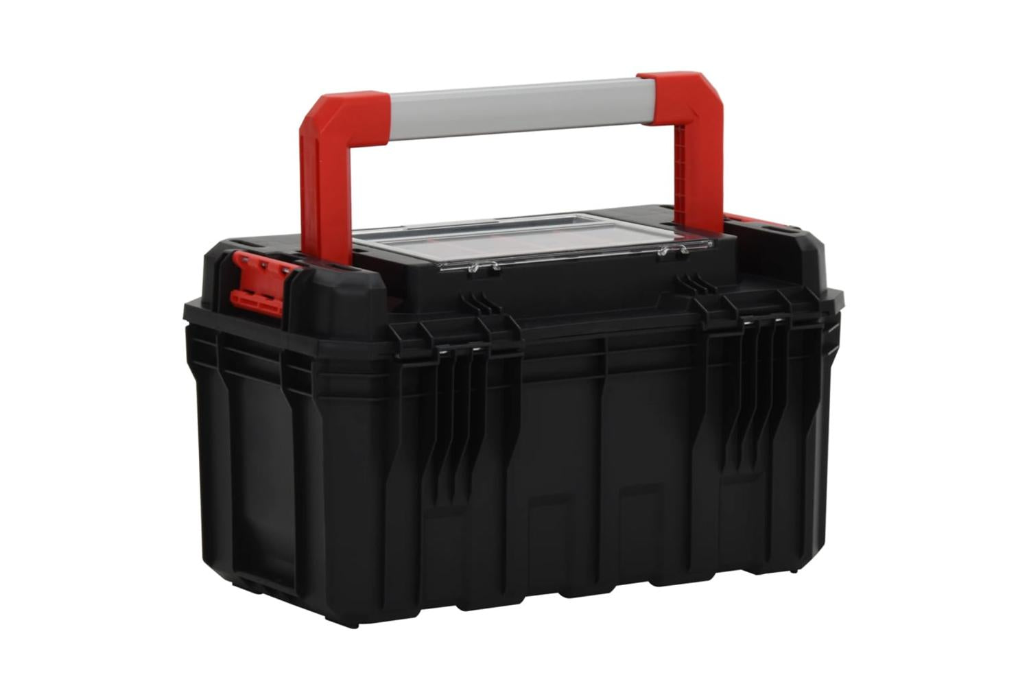 vidaXL 152099 Tool Box Black And Red 45x28x26.5cm-5