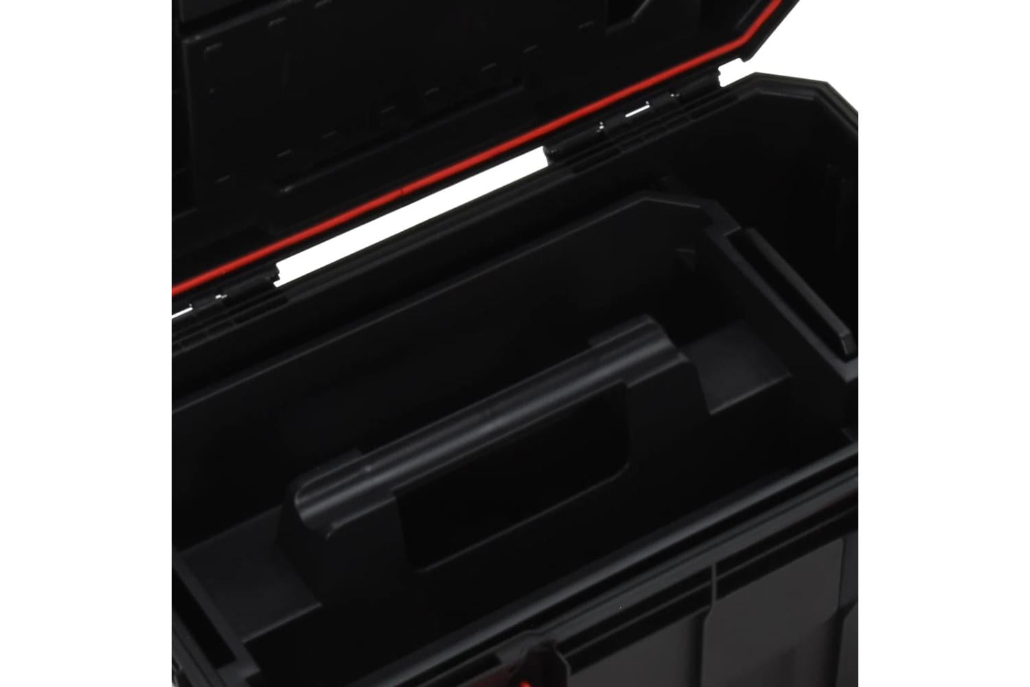 vidaXL 152099 Tool Box Black And Red 45x28x26.5cm-8