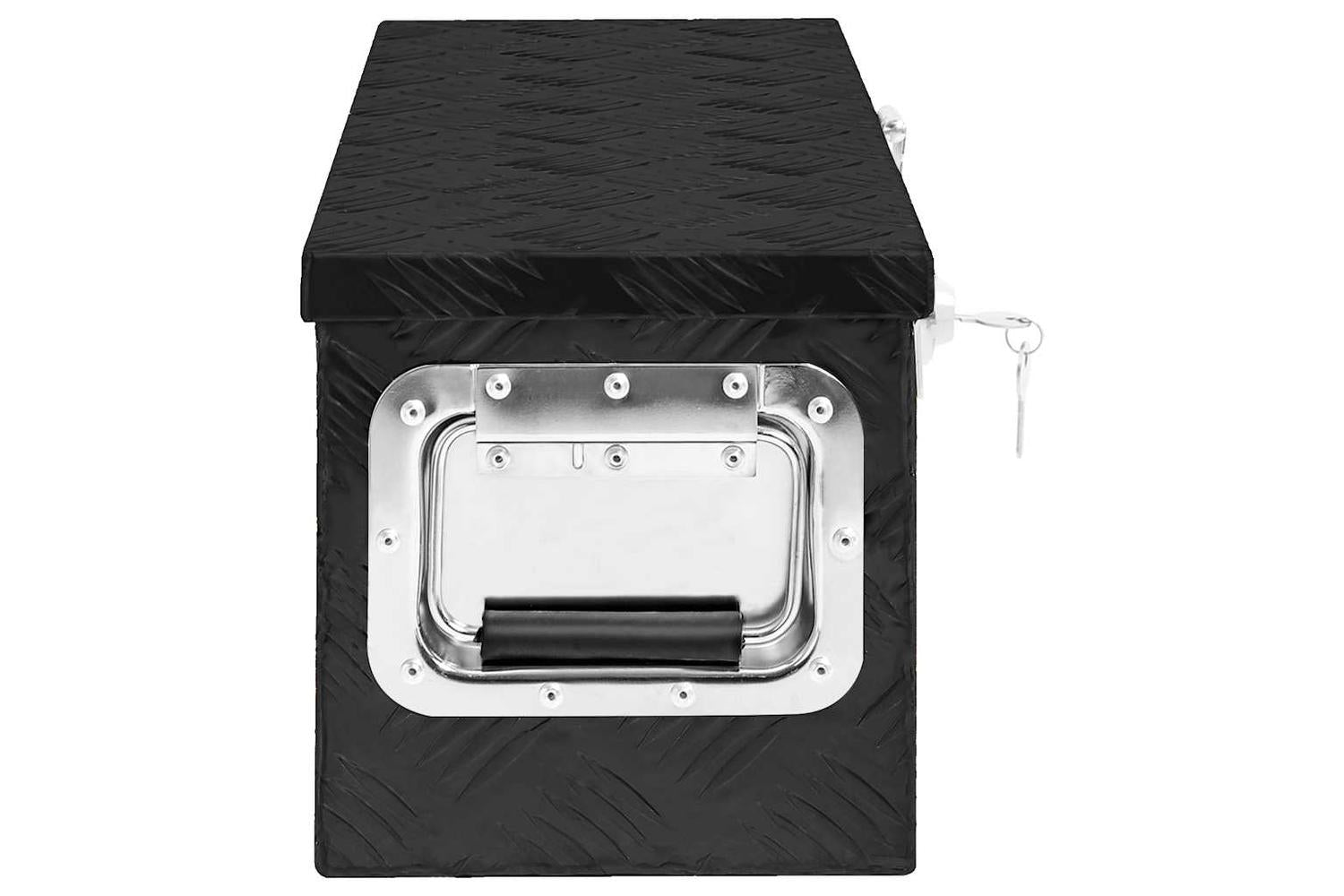 vidaXL 152249 Storage Box Black 60x23.5x23cm Aluminium-4
