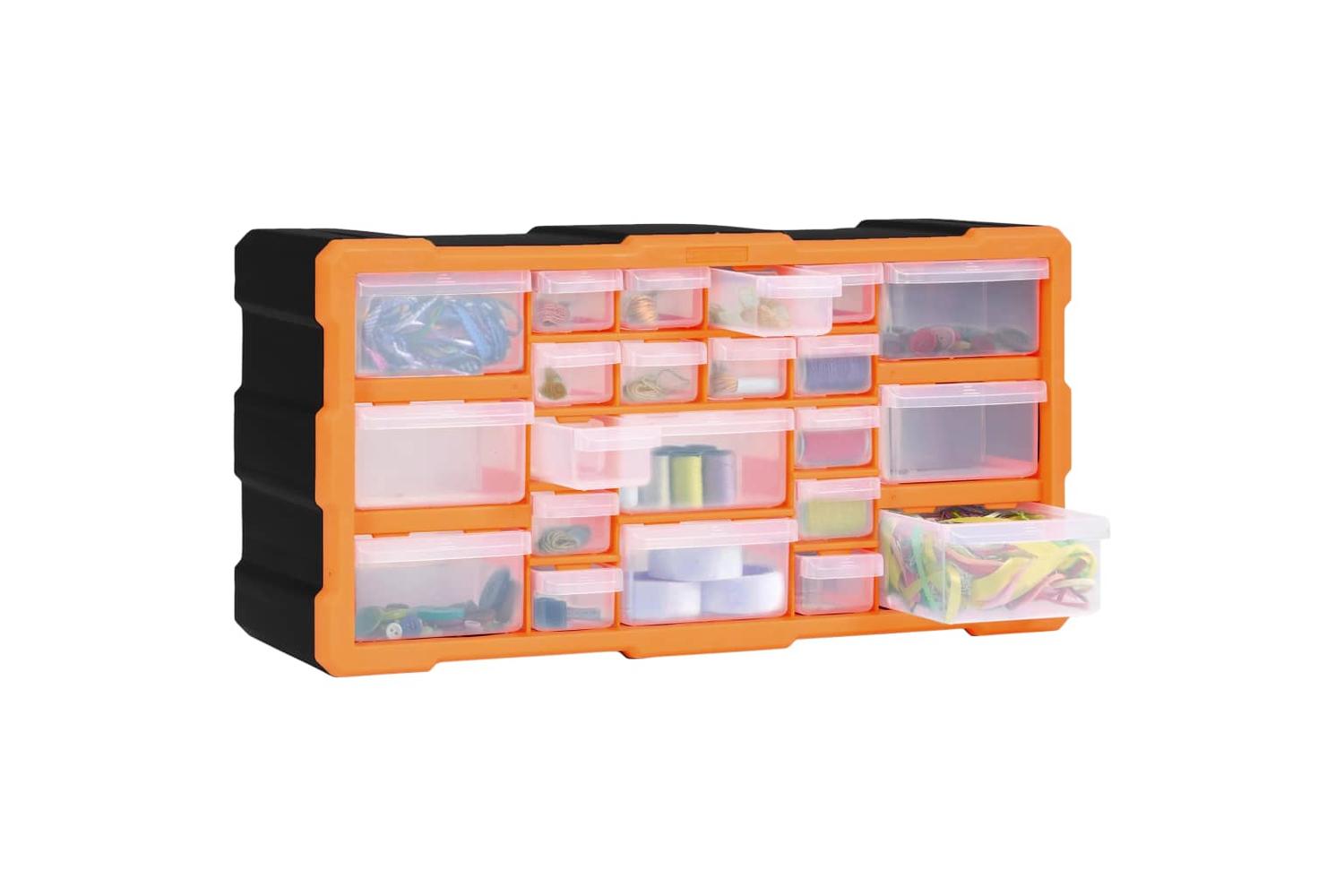 vidaXL 147583 Multi-drawer Organiser With 22 Drawers 49x16x25.5cm-7