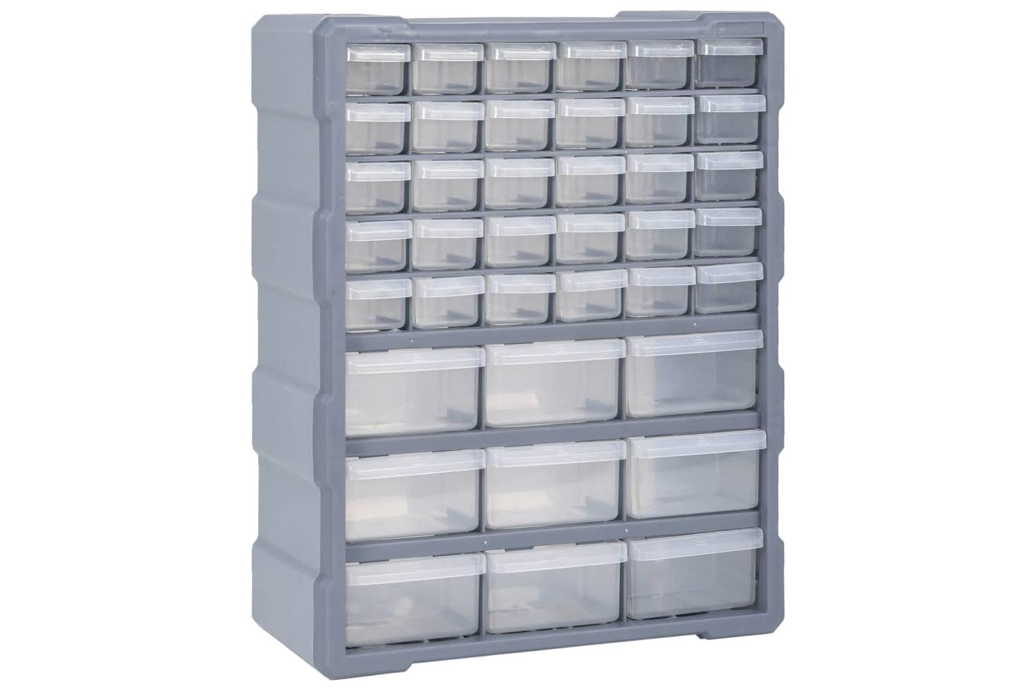 vidaXL 147586 Multi-drawer Organiser With 39 Drawers 38x16x47cm