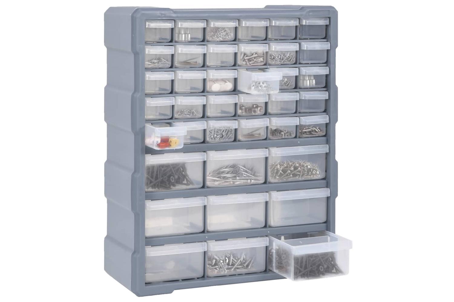 vidaXL 147586 Multi-drawer Organiser With 39 Drawers 38x16x47cm-6