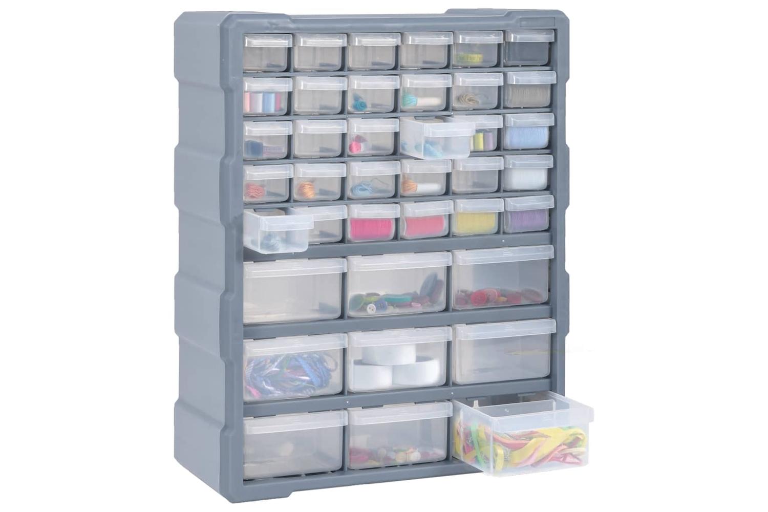 vidaXL 147586 Multi-drawer Organiser With 39 Drawers 38x16x47cm-7