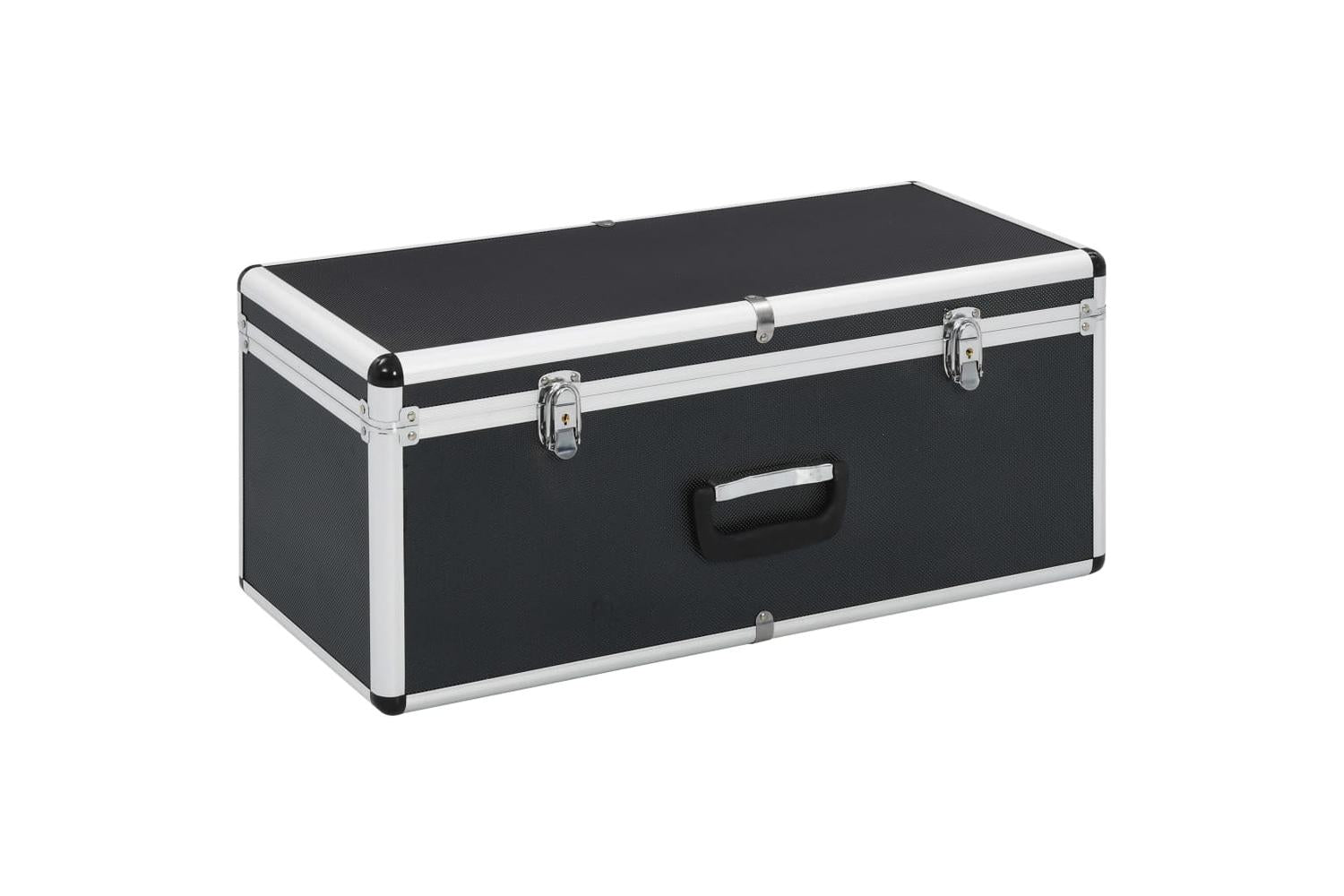 Vidaxl 91851 Storage Cases 2 Pcs Black Aluminium-2