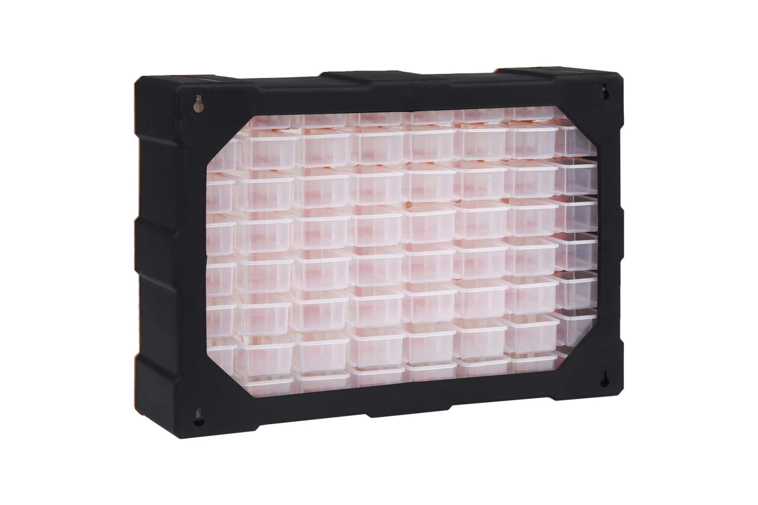 vidaXL 147579 Multi-drawer Organiser With 64 Drawers 52x16x37.5cm-4