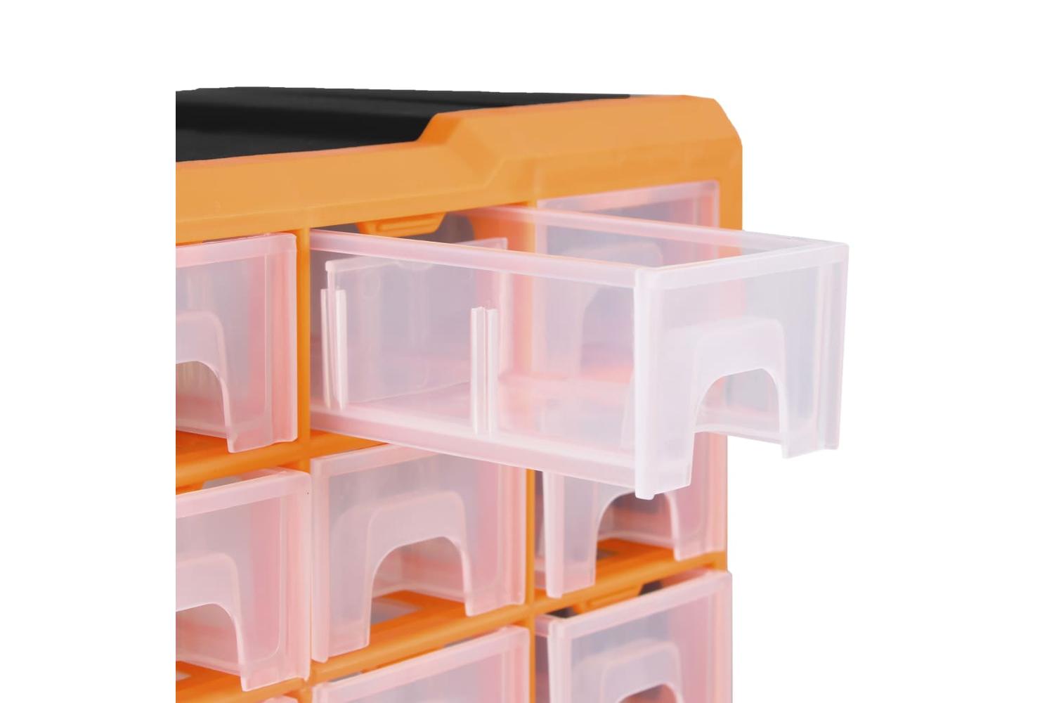 vidaXL 147579 Multi-drawer Organiser With 64 Drawers 52x16x37.5cm-8