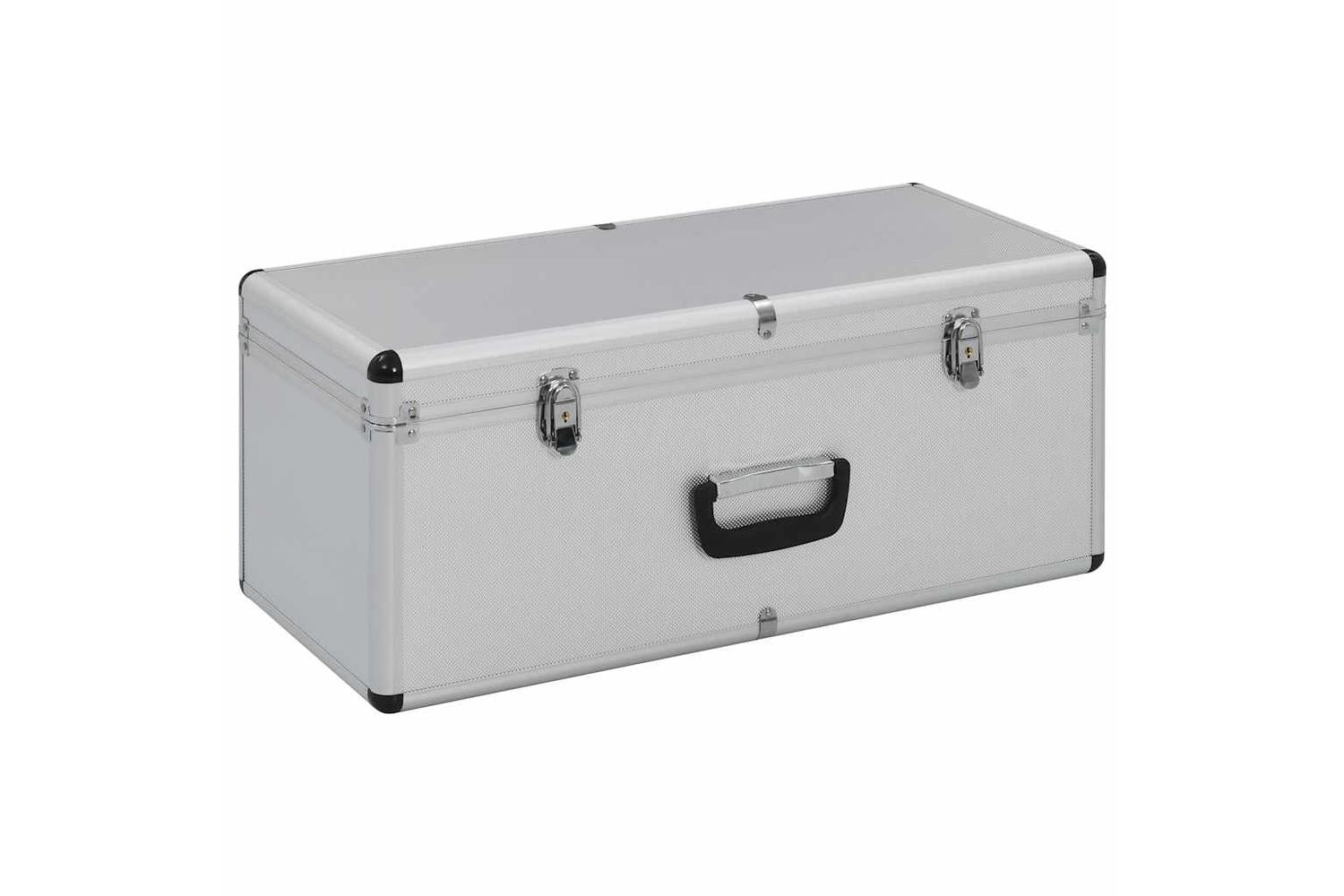 Vidaxl 91850 Storage Cases 2 Pcs Silver Aluminium-2