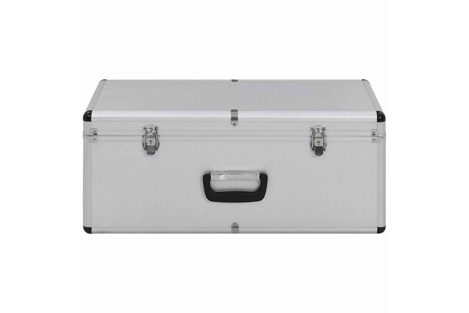 Vidaxl 91850 Storage Cases 2 Pcs Silver Aluminium-3