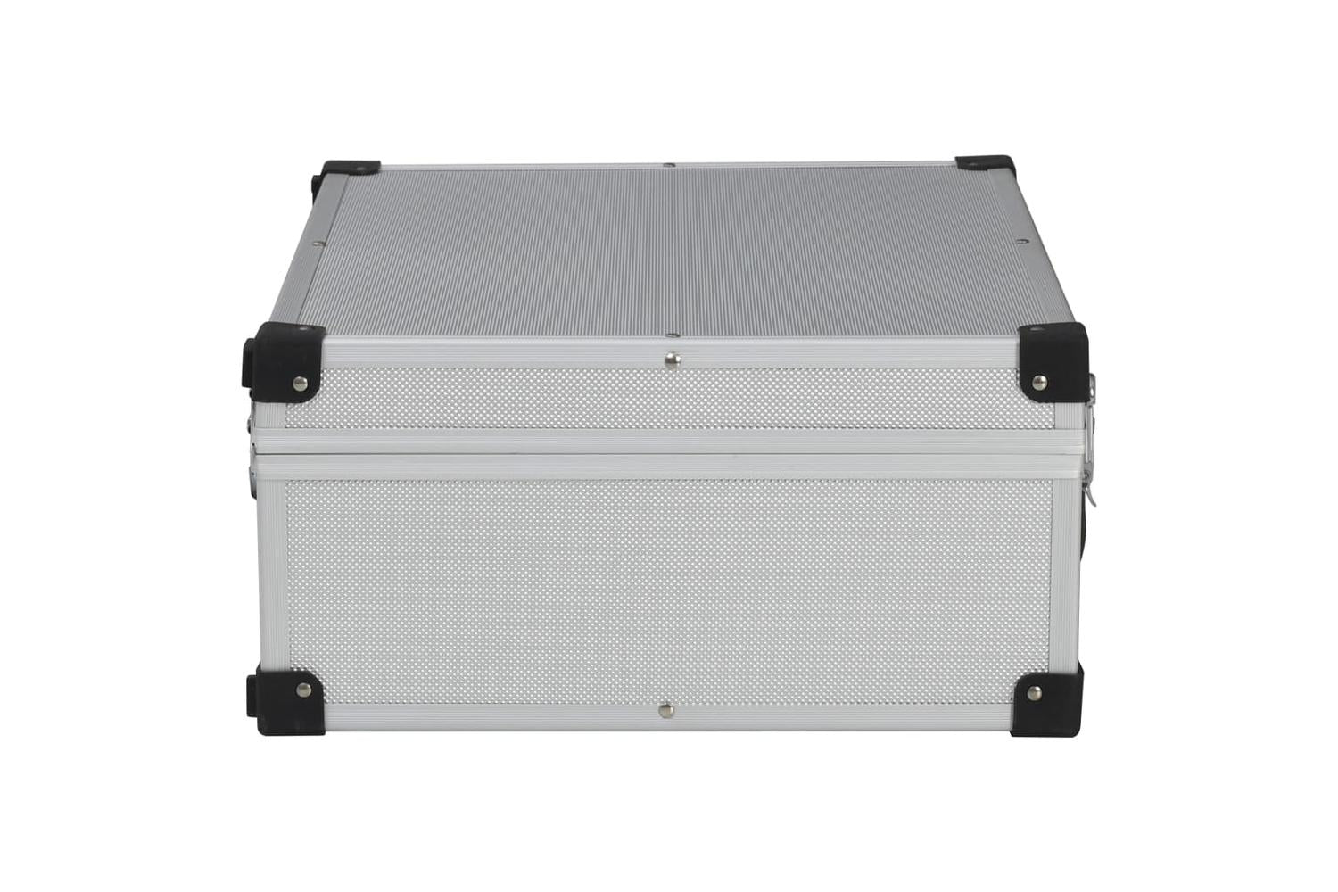 vidaXL 91846 Tool Suitcase 46x33x16cm Silver Aluminium-5