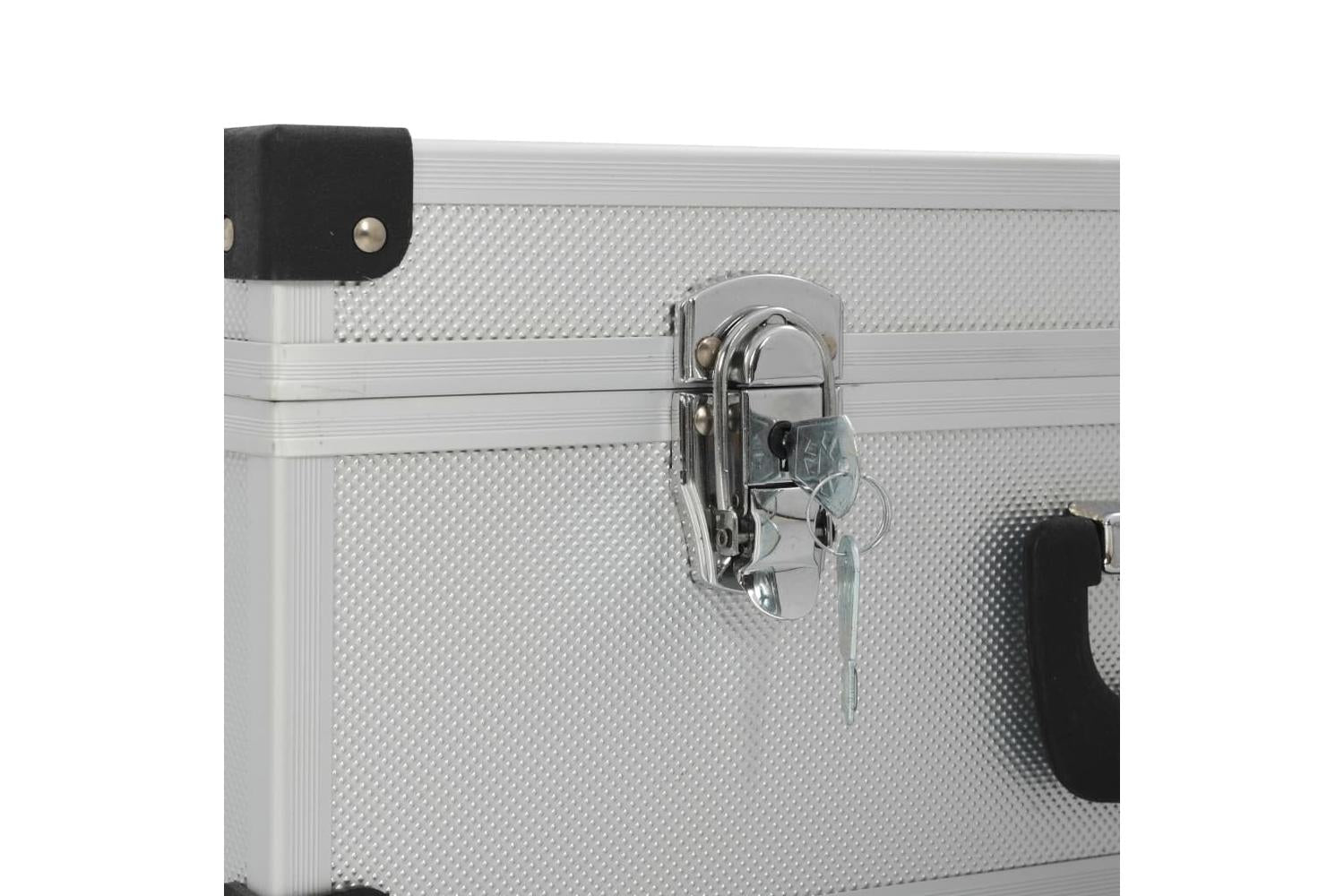 vidaXL 91846 Tool Suitcase 46x33x16cm Silver Aluminium-7