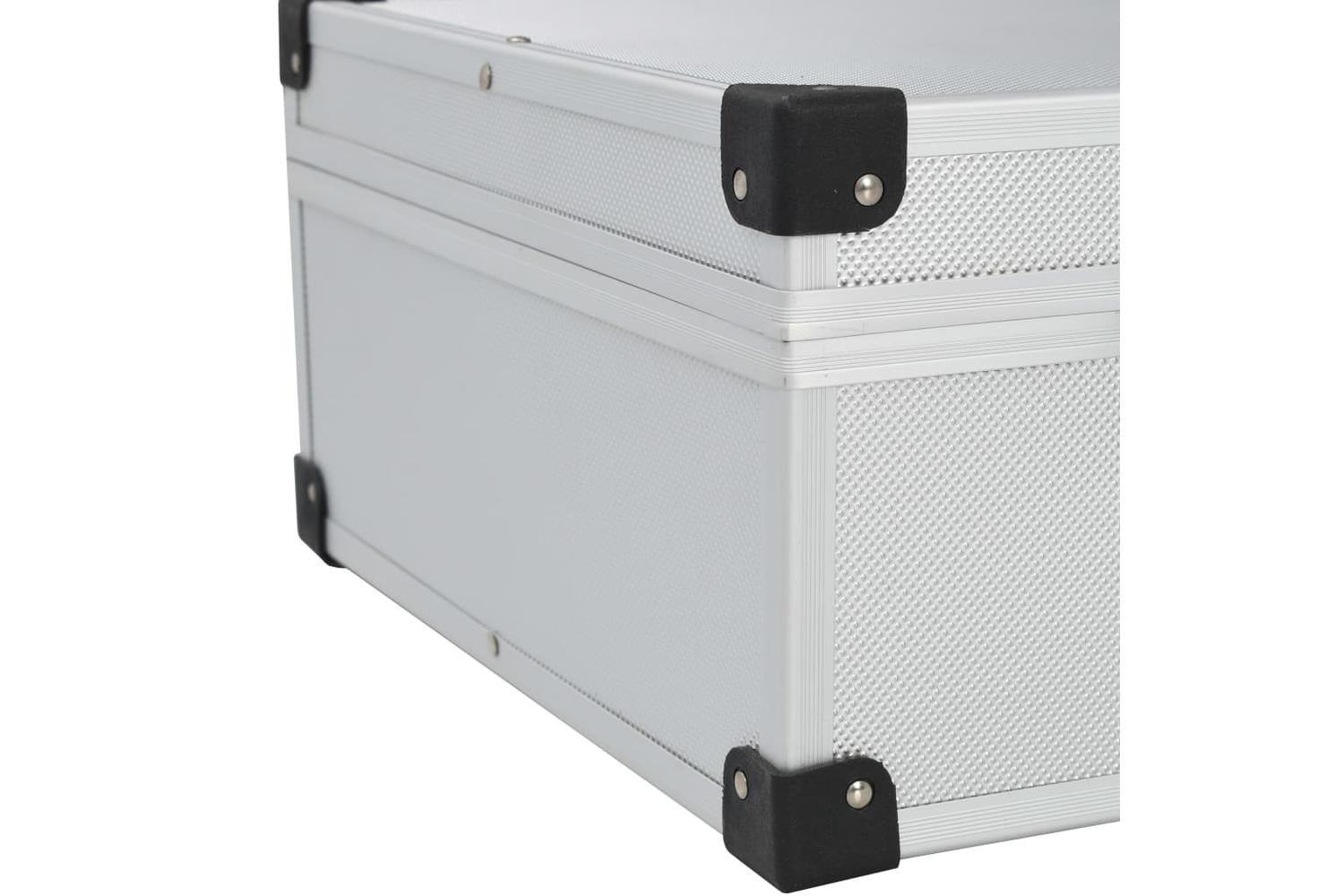 vidaXL 91846 Tool Suitcase 46x33x16cm Silver Aluminium-8