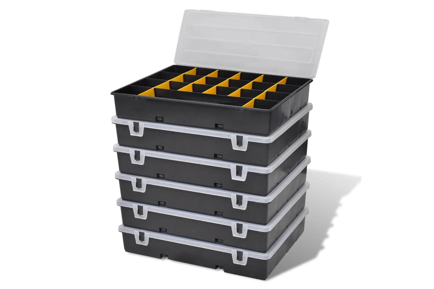 Vidaxl 140908 Storage Box Sort Case 6 Pcs-3