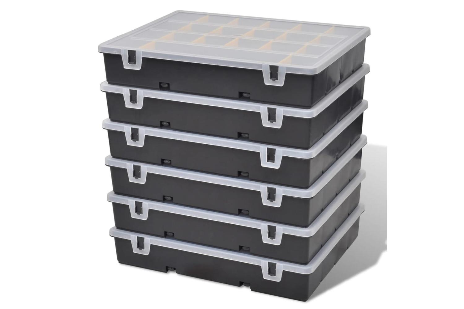 Vidaxl 140908 Storage Box Sort Case 6 Pcs-9