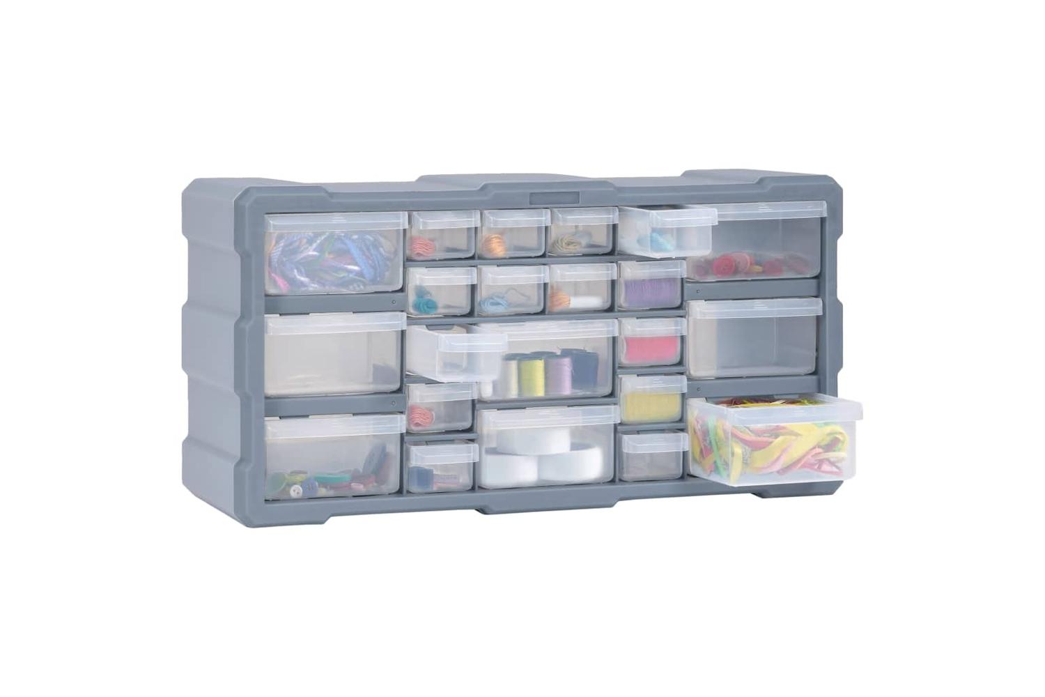 vidaXL 147584 Multi-drawer Organiser With 22 Drawers 49x16x25.5cm-7